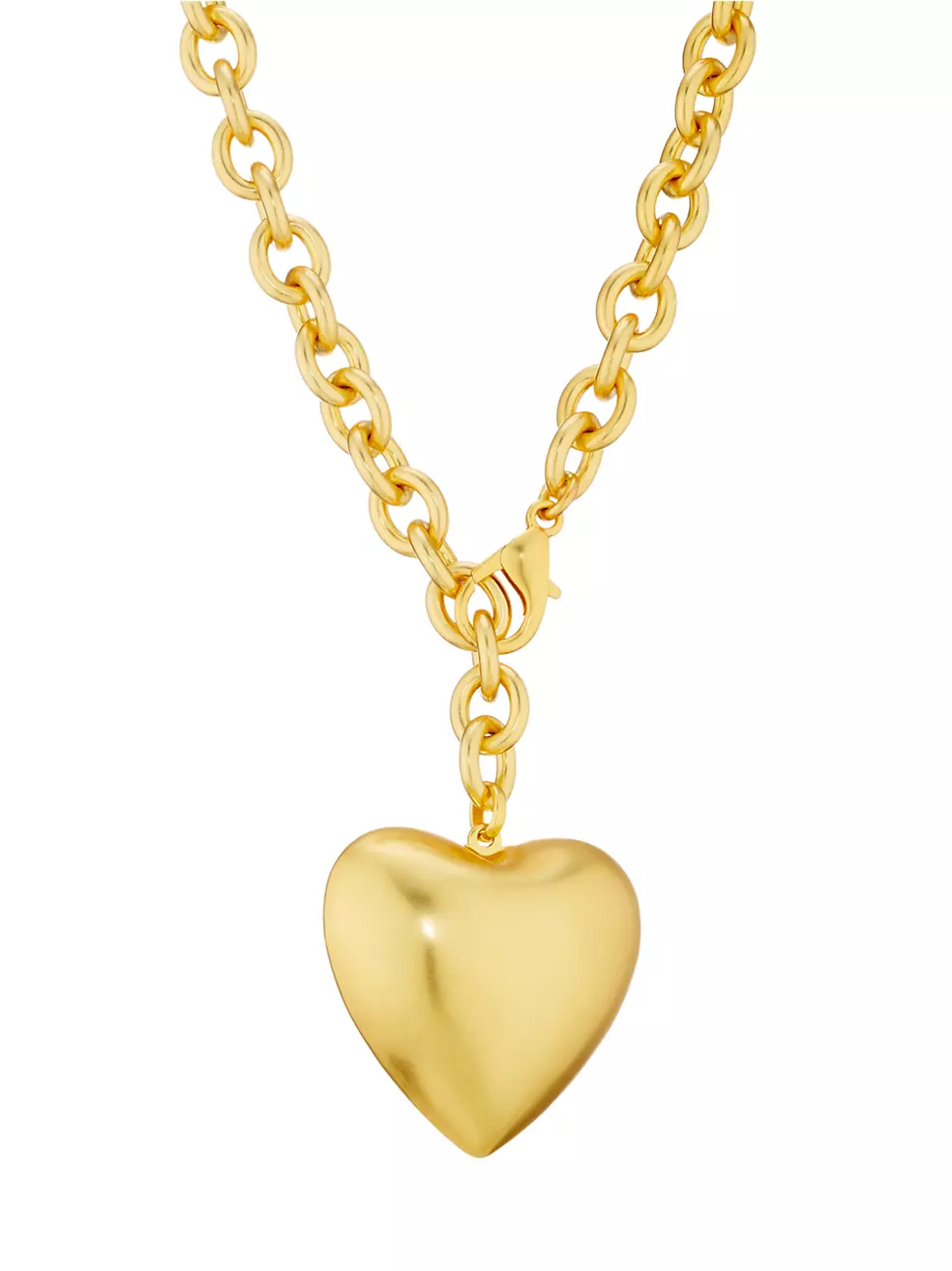 Shop Roxanne Assoulin Heart & Soul Goldtone Long Pendant Necklace | Saks Fifth Avenue