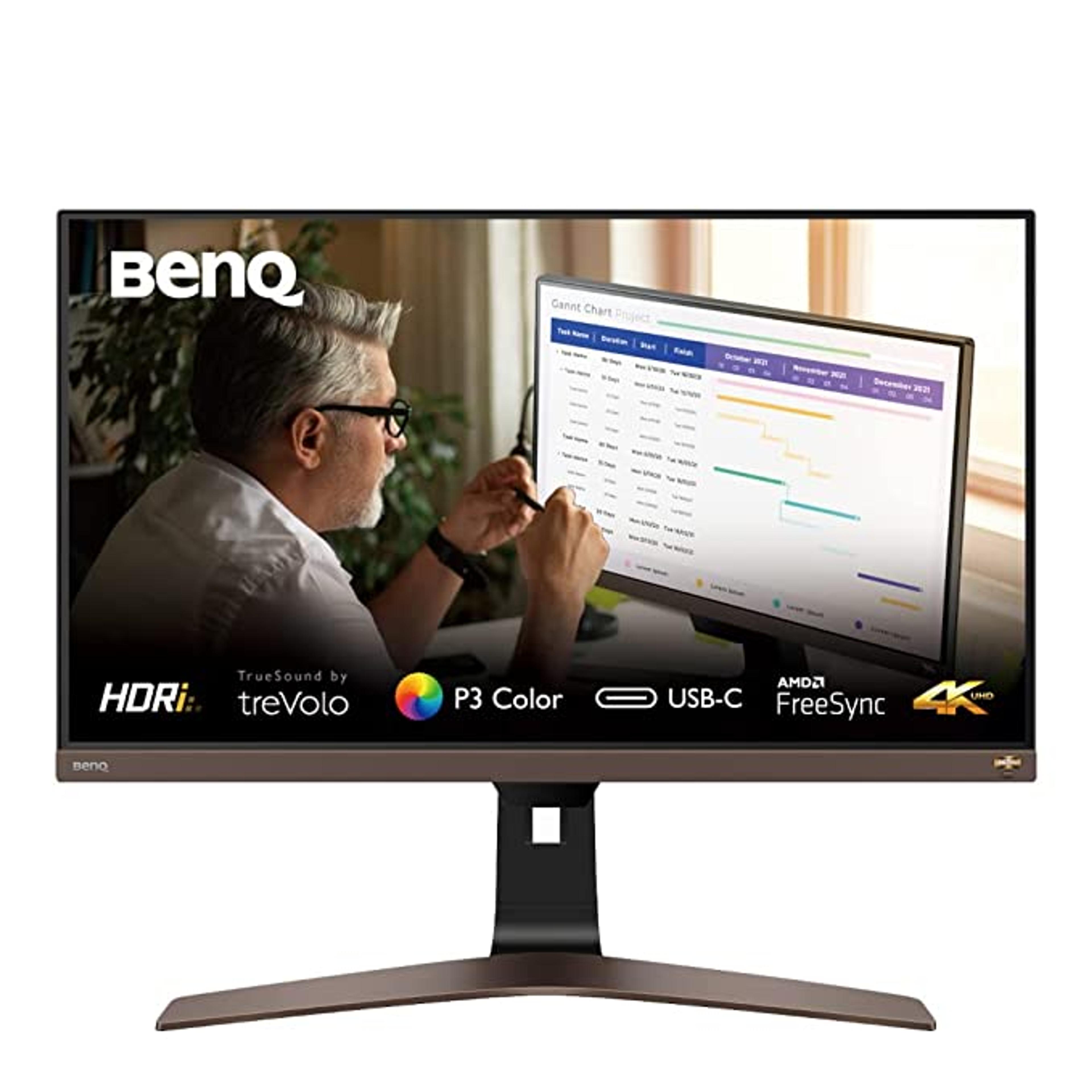 Amazon.in: Buy BenQ 3840 x 2160 Pixels EW2880U 28 inches 4K UHD IPS HDR10 Monitor, USB Type C with 60W Power Delivery, 90% DCI P3, Freesync, 3Wx2 Speakers, Flicker-Free, Bezel-Less, B.I.+, Remote Control - Black Online at Low Prices in India | BenQ Reviews & Ratings