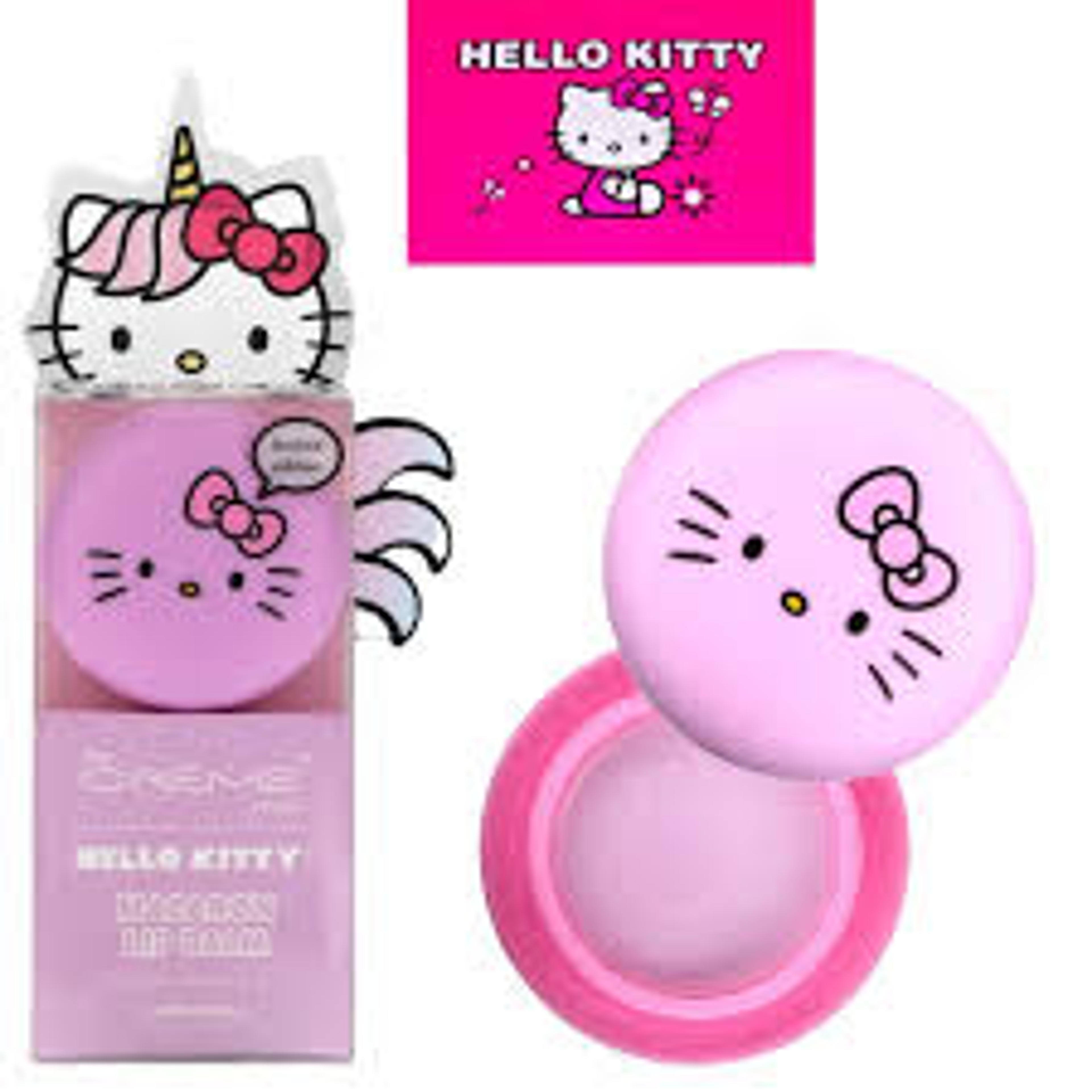 Hello Kitty Makeup | The Creme Shop Hello Kitty Rainbow Sherbet Macaron Lip Balm Limited Edition | Color: Pink | Size: Os | Pm-01109758's Closet