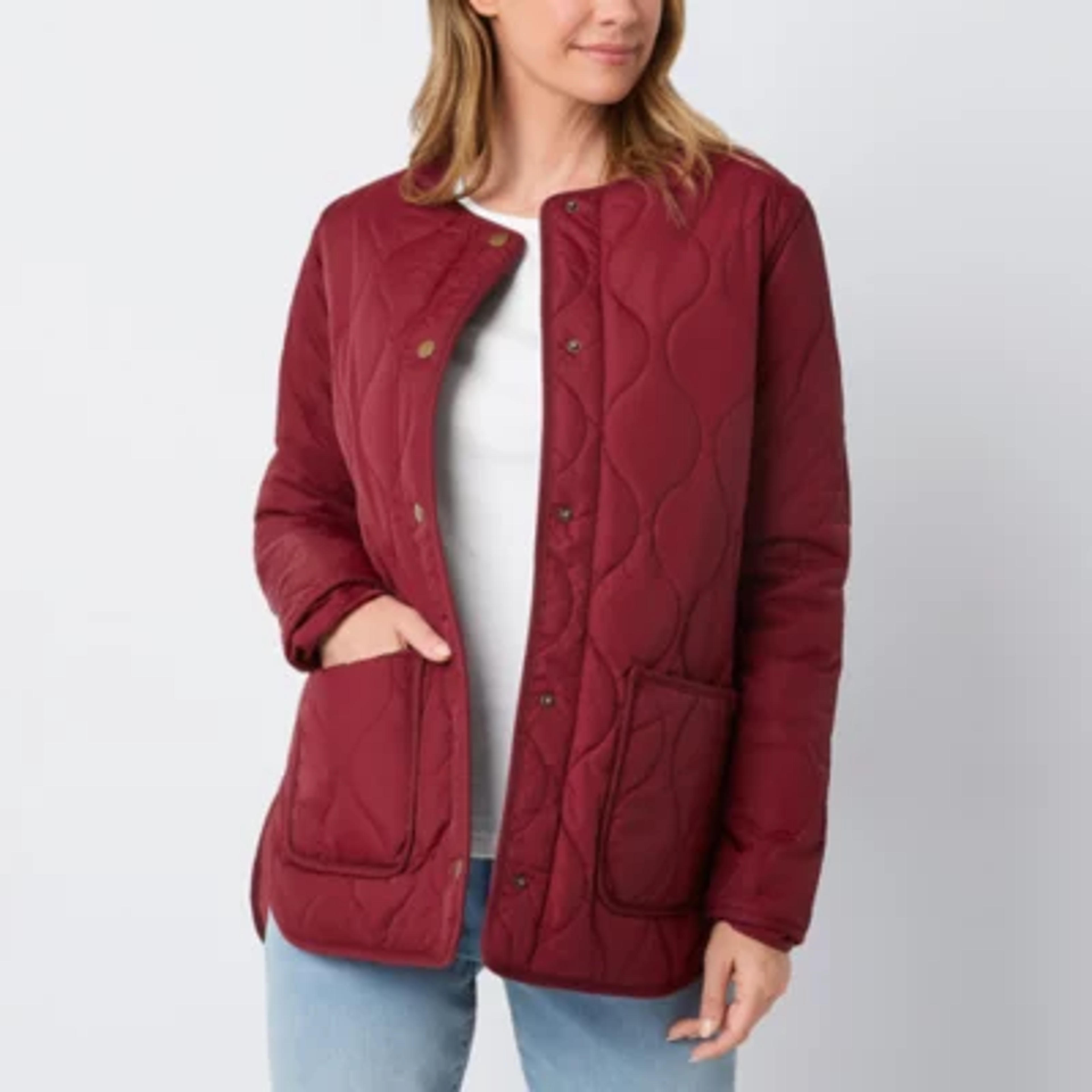 St. John's Bay Midweight Quilted Jacket - JCPenney