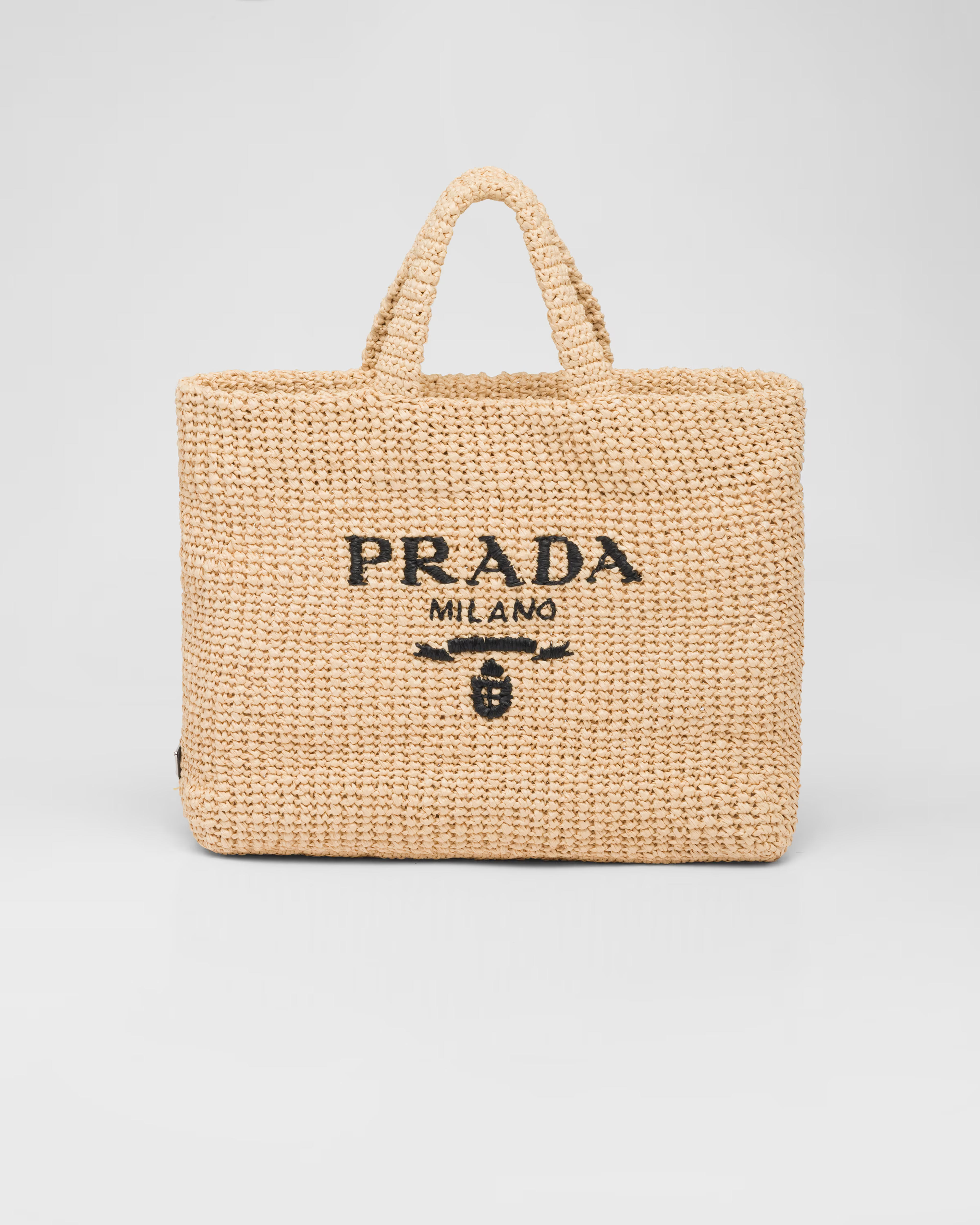 Natural Crochet tote bag | Prada