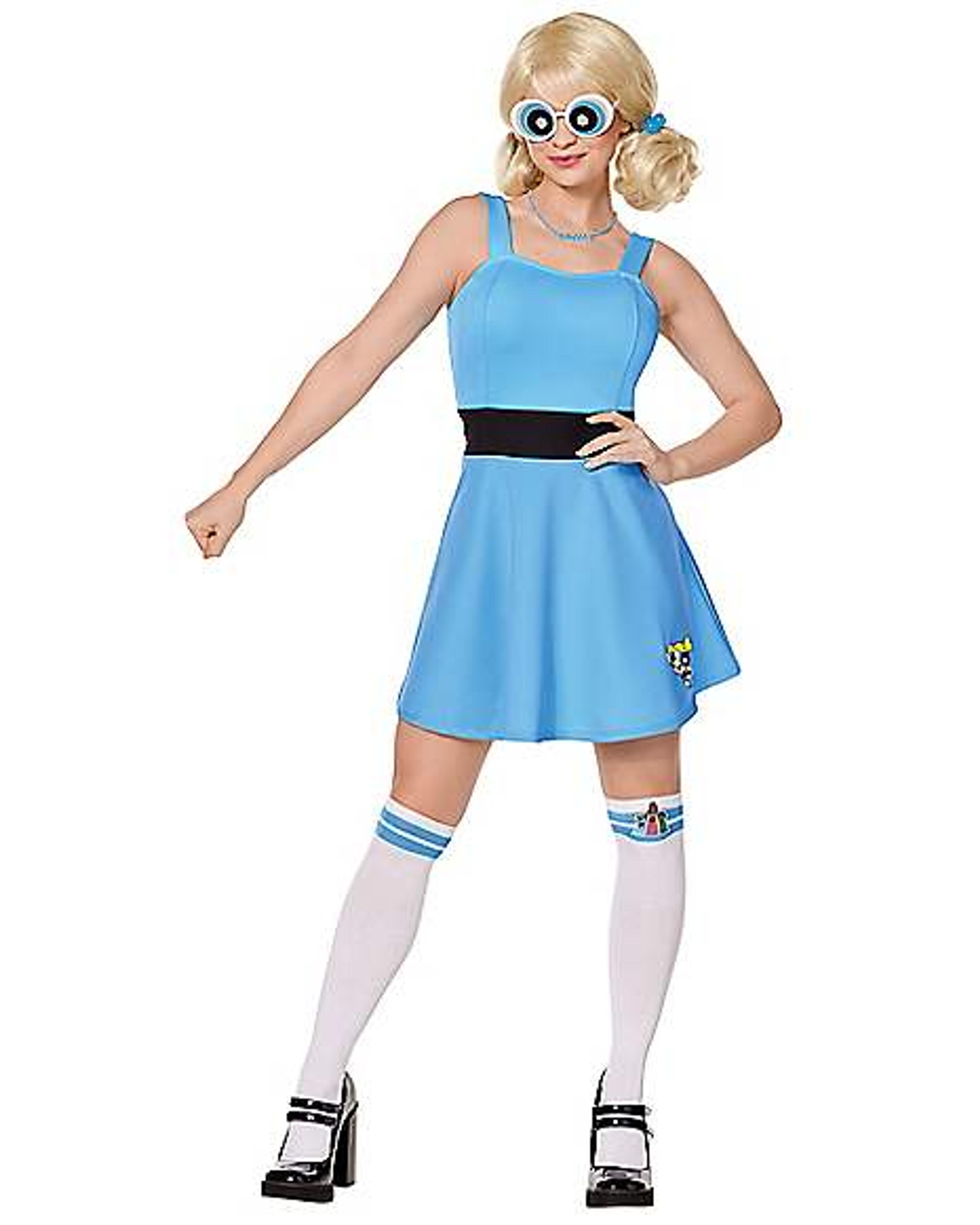 Adult Bubbles Costume - The Powerpuff Girls - Spirithalloween.com
