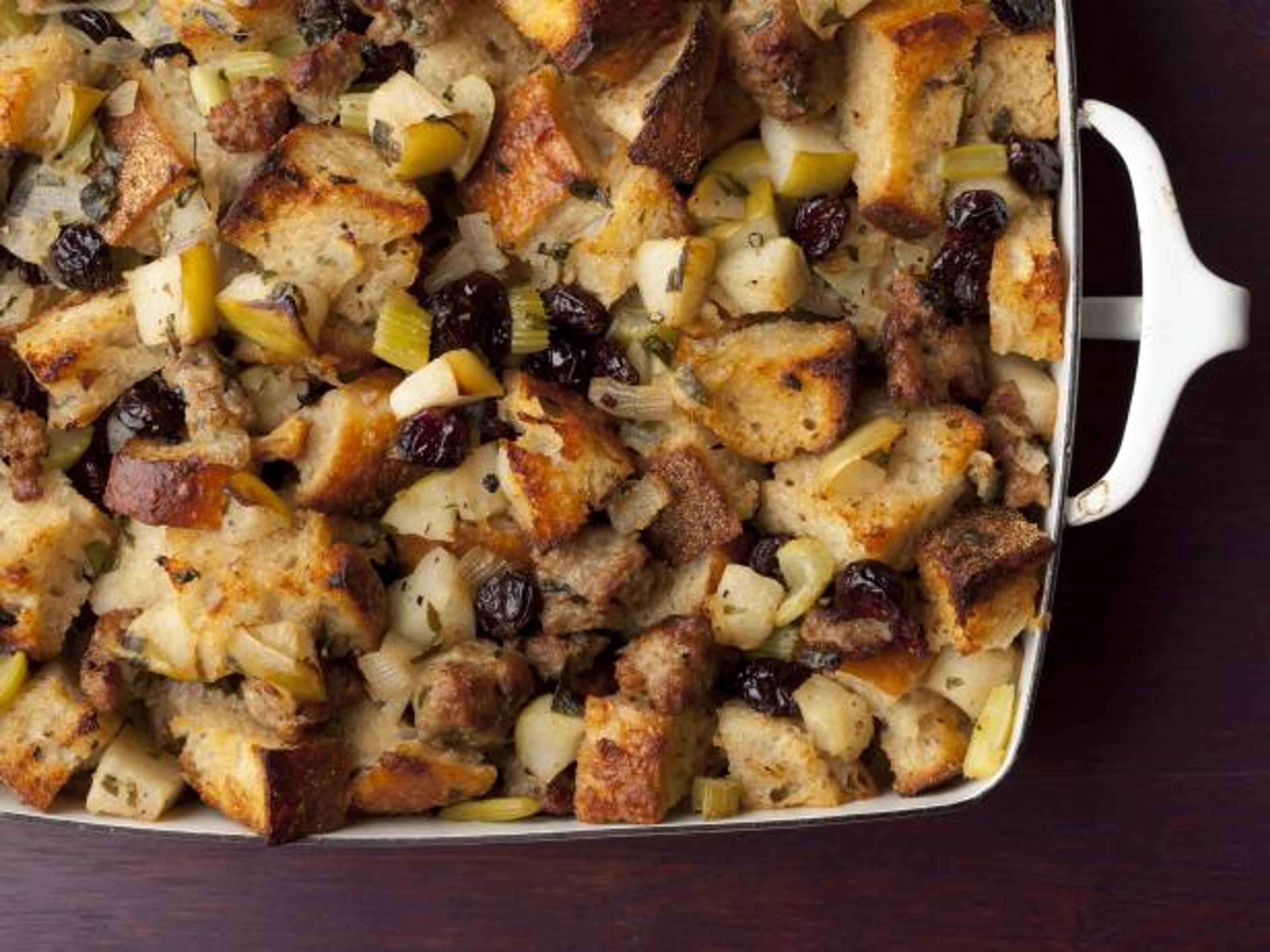 Sausage and Herb Stuffing Recipe | Ina Garten | Food Network