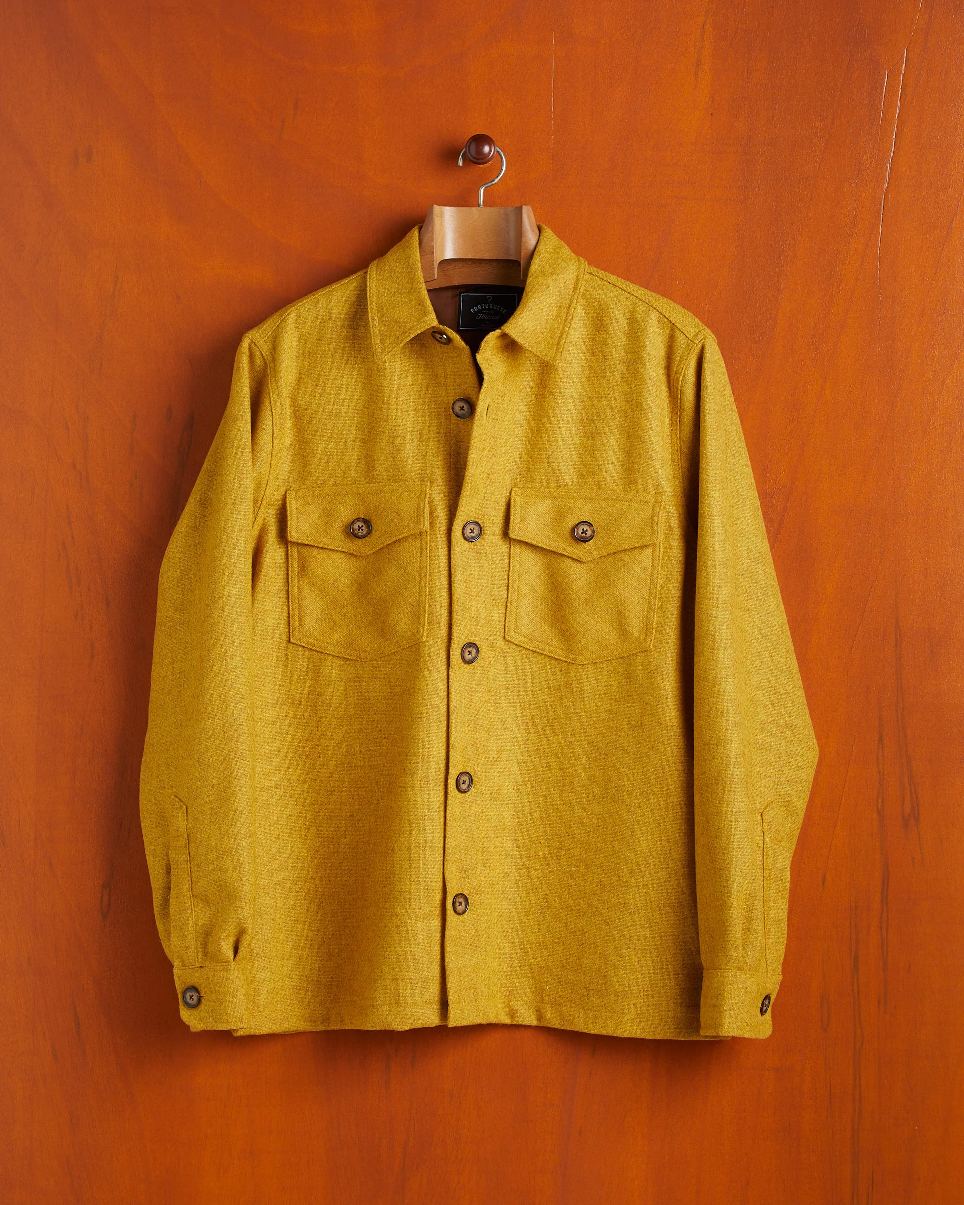 Wool Field Overshirt - Yellow - S