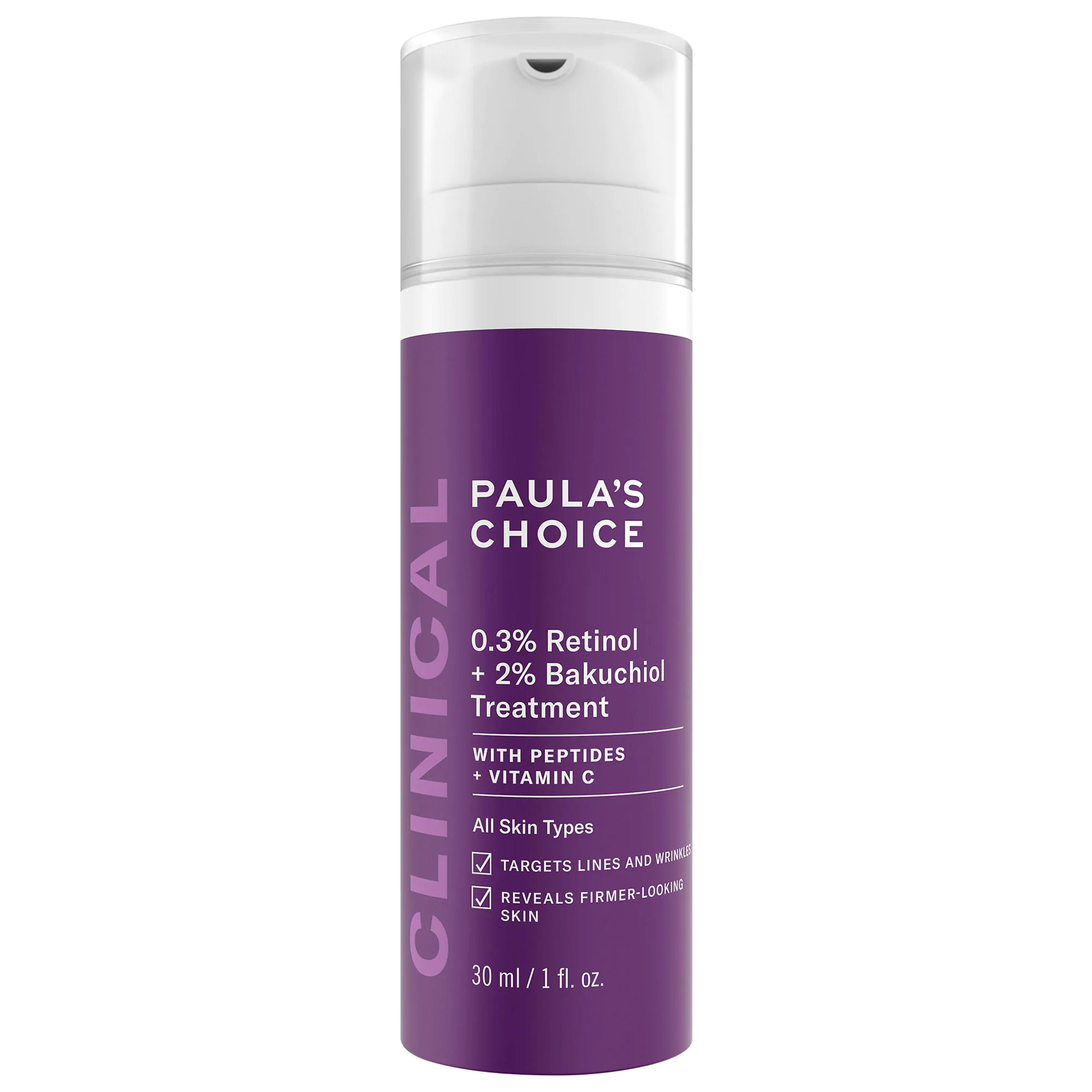 Clinical 0.3% Retinol + 2% Bakuchiol Treatment - Paula's Choice | Sephora