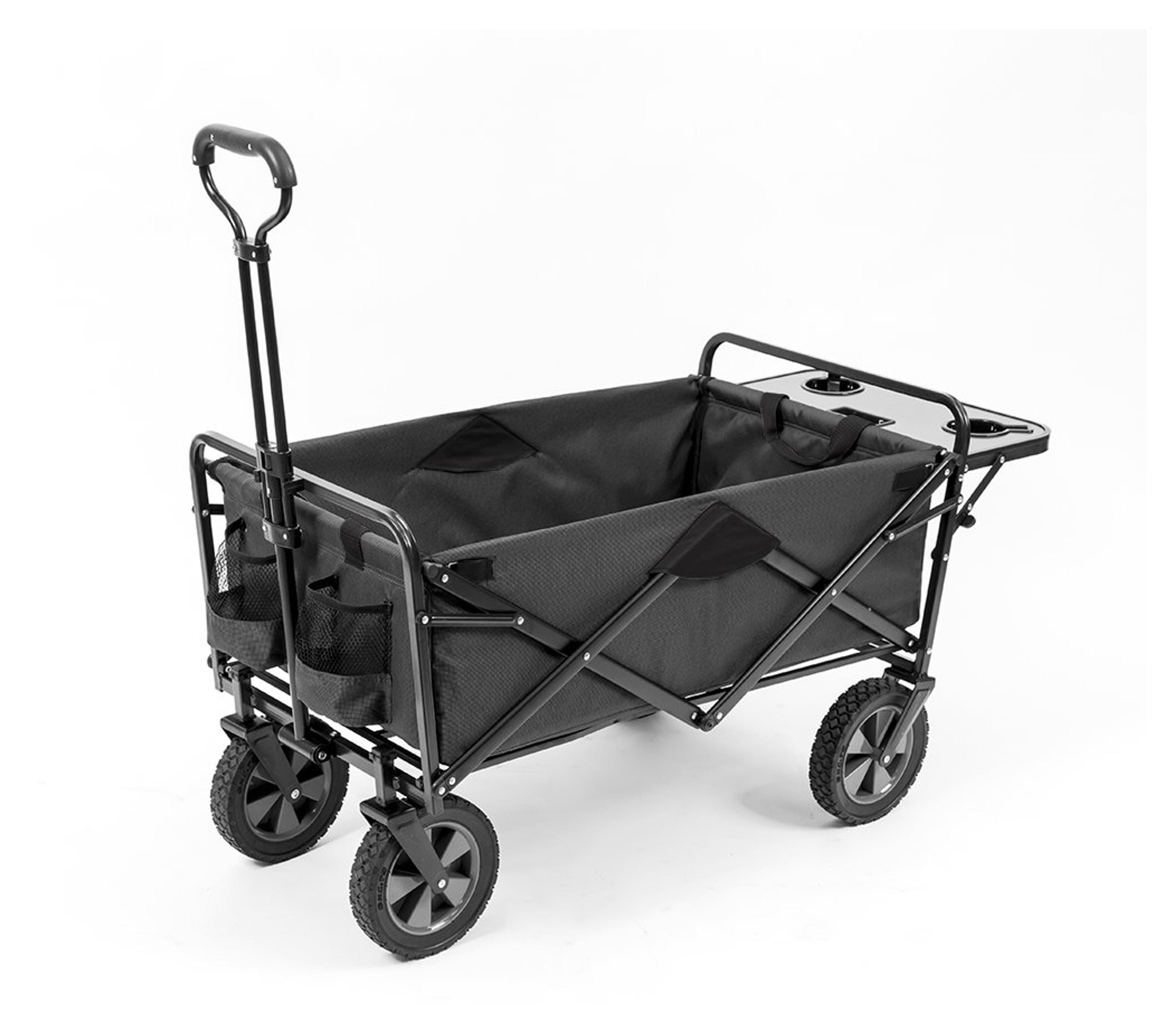 Mac Sports Collapsible Folding Outdoor Utility Wagon Cart w/Table (Open Box)