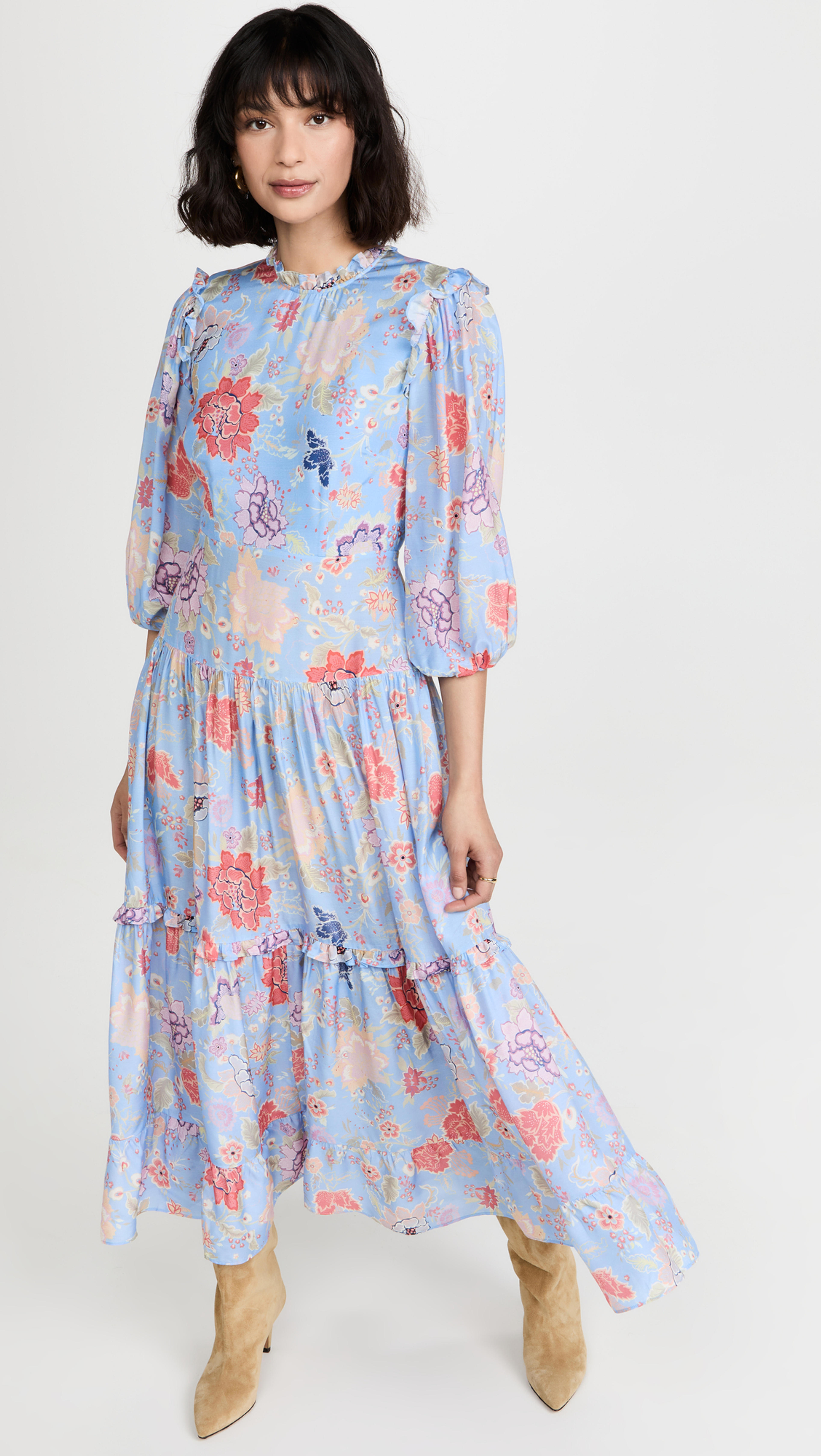 Monet Floral Dress