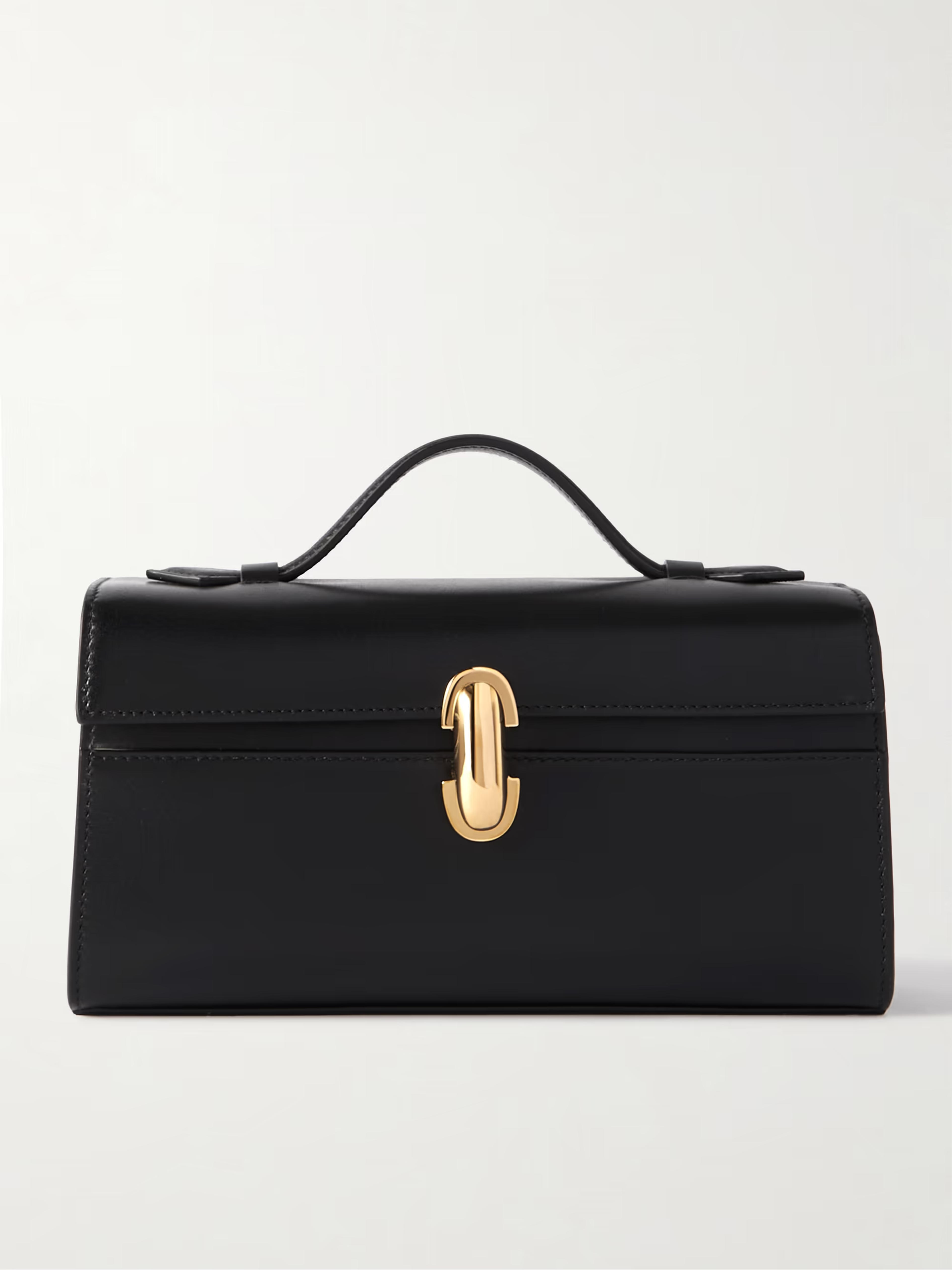 SAVETTE Symmetry Pochette leather clutch | NET-A-PORTER