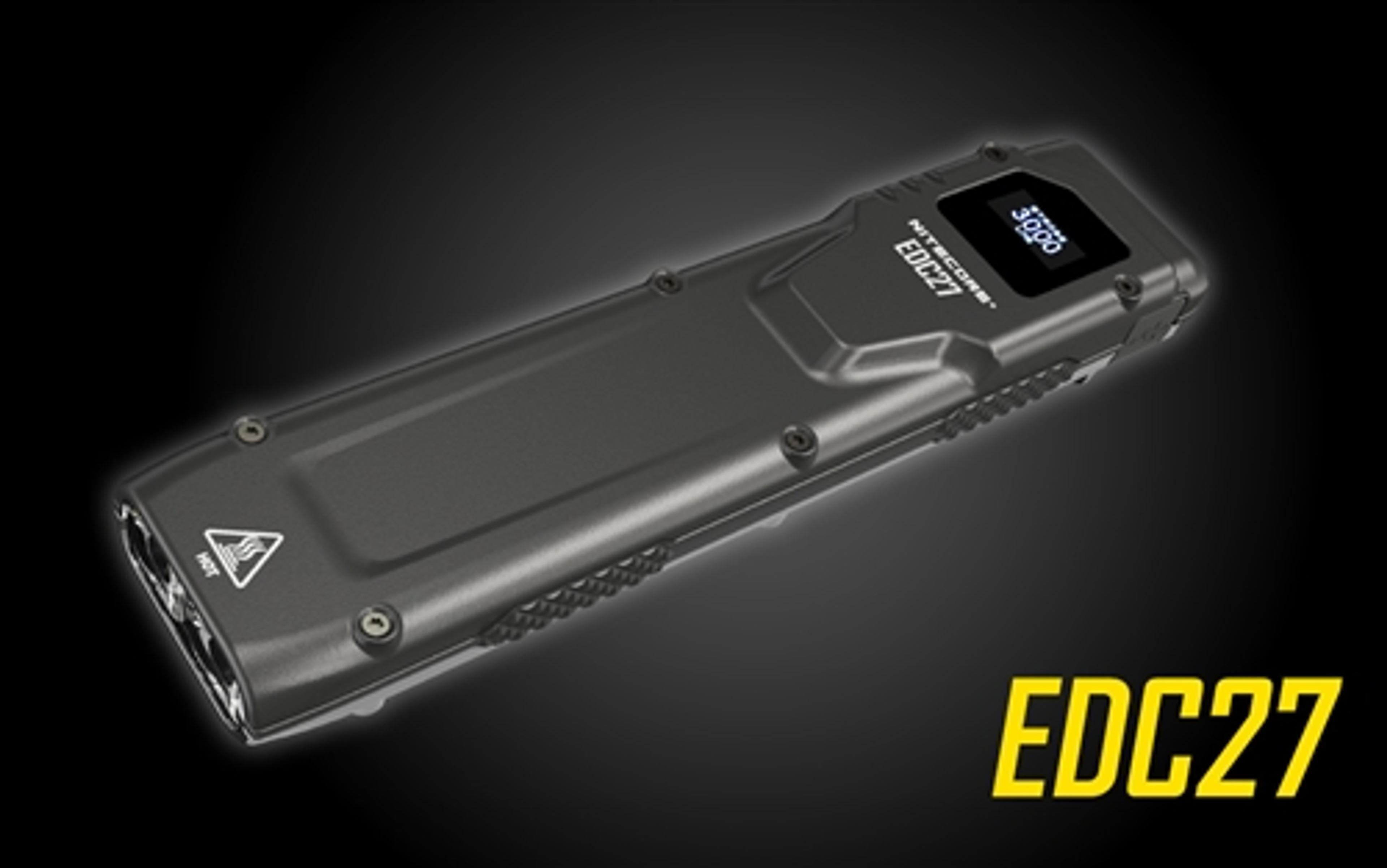 Nitecore EDC27 3000 Lumen EDC USB-C Rechargeable Flashlight