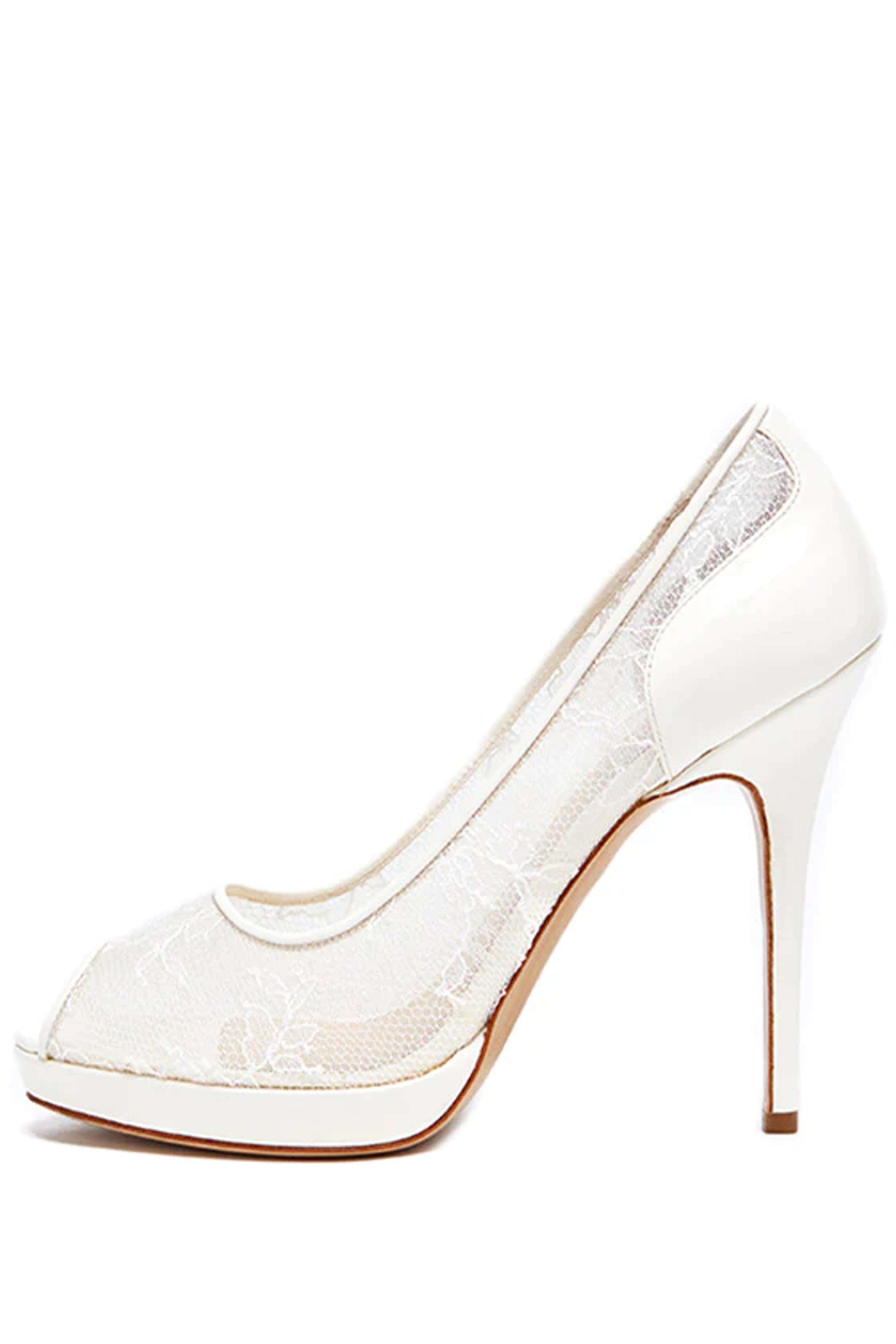 Belle Platform Open Toe Pump