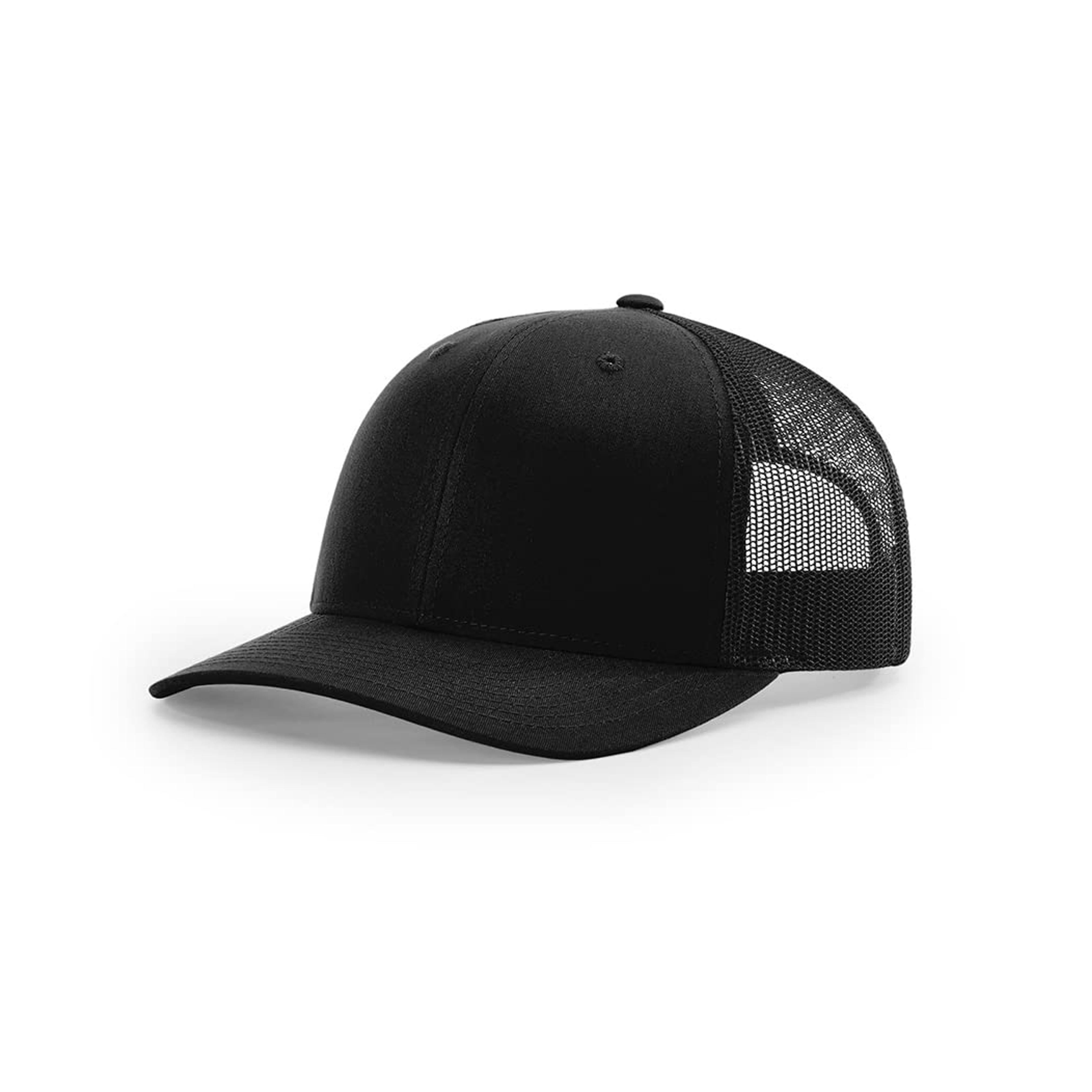 Amazon.com: Richardson 112 Structured Classic Trucker Snapback (Black) : Sports & Outdoors