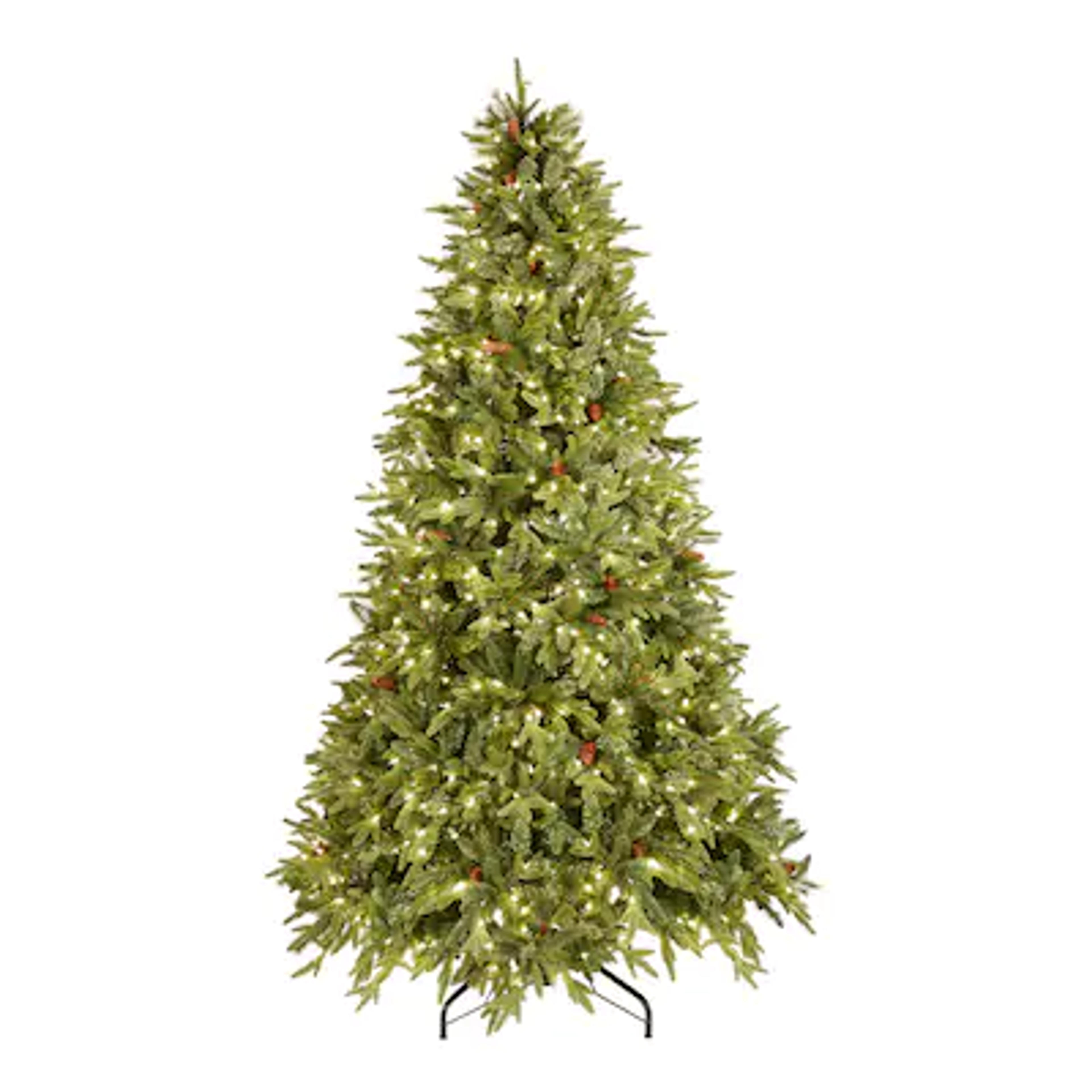 Holiday Living 9-ft Hayden Pine Pre-lit Traditional Artificial Christmas Tree with LED Lights in the Artificial Christmas Trees department at Lowes.com