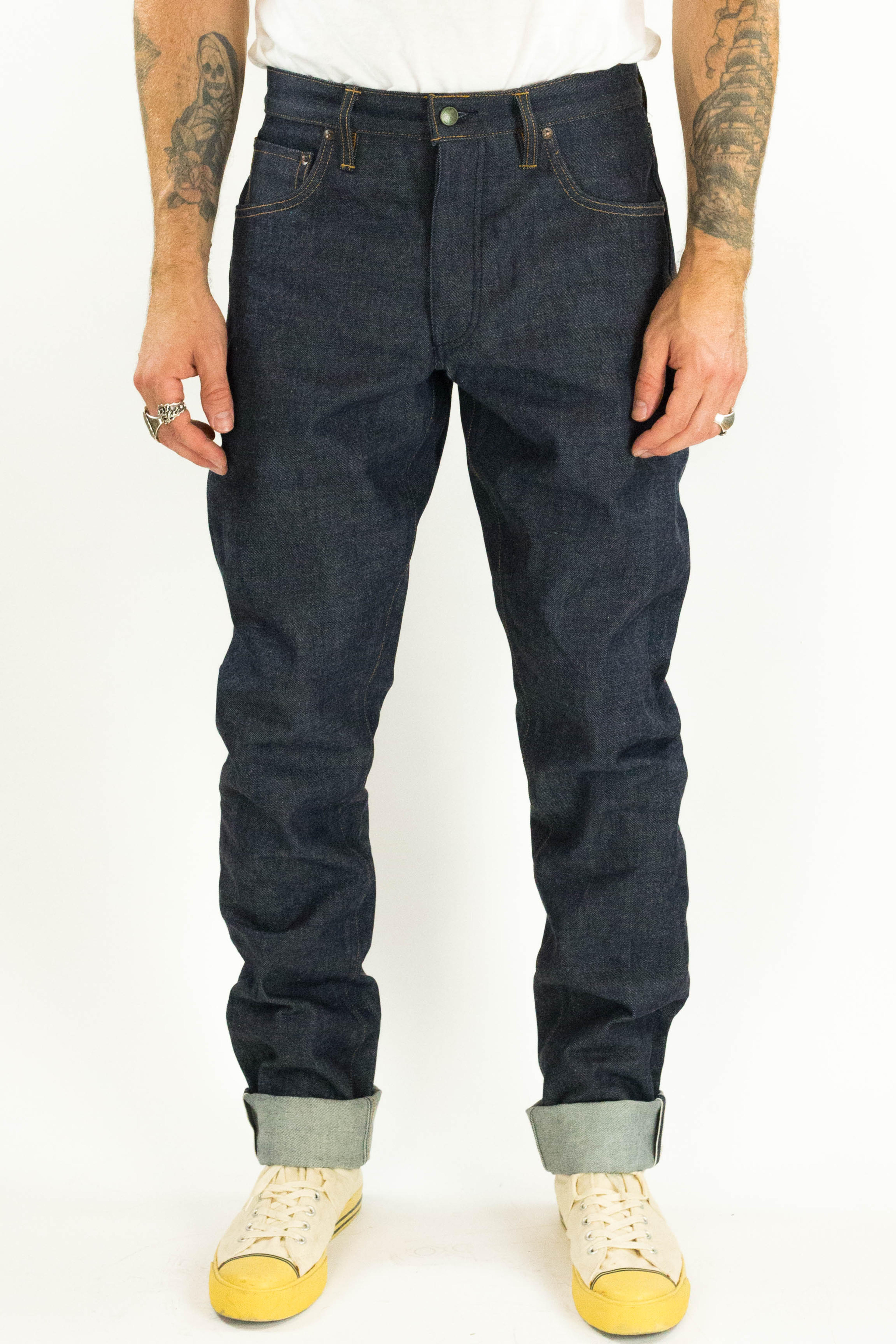 Atlas Vidalia Mills 14 oz Indigo raw denim Restock 6/10 – Left Field NYC