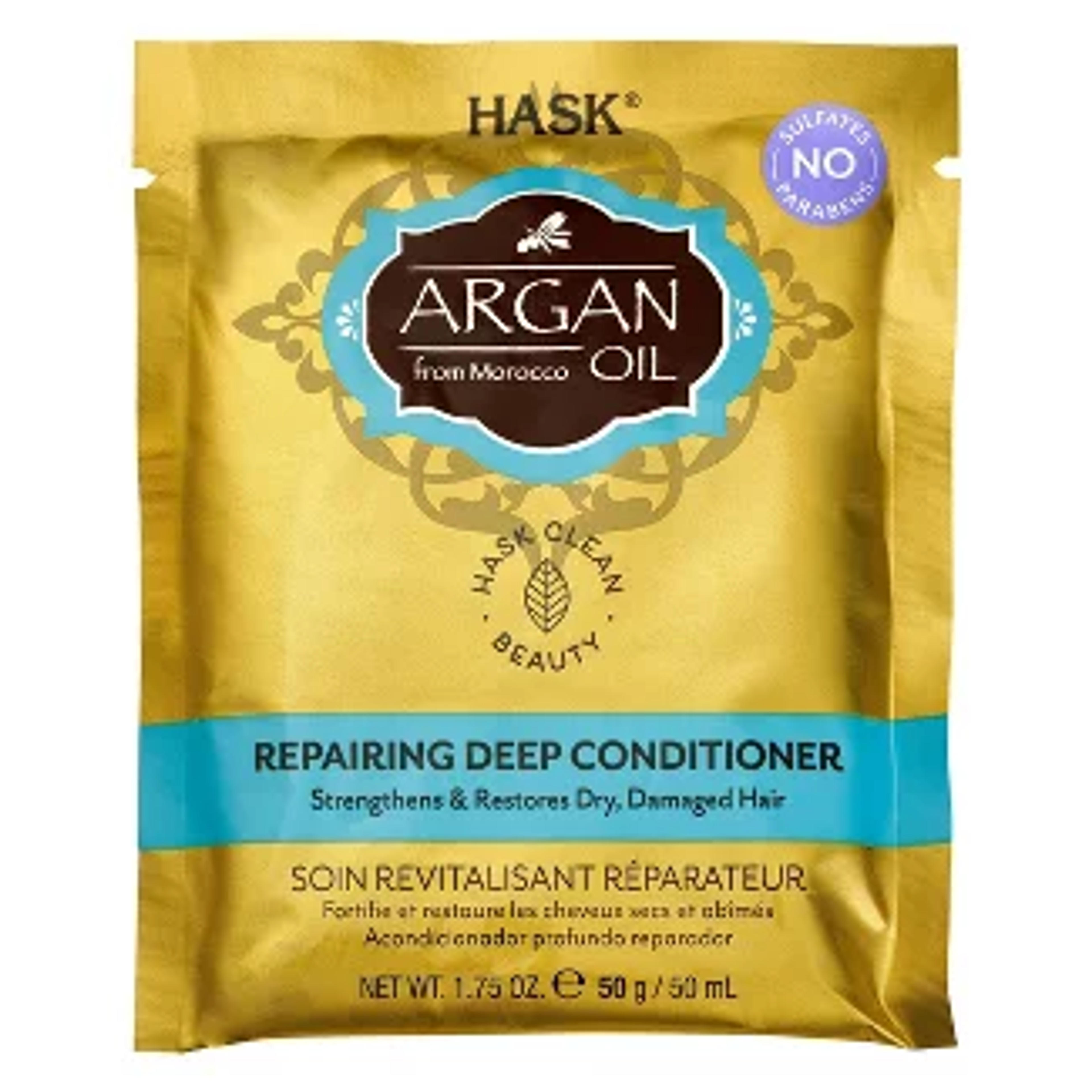 Hask Argan Oil Repairing Deep Conditioner - 1.75 Fl Oz : Target