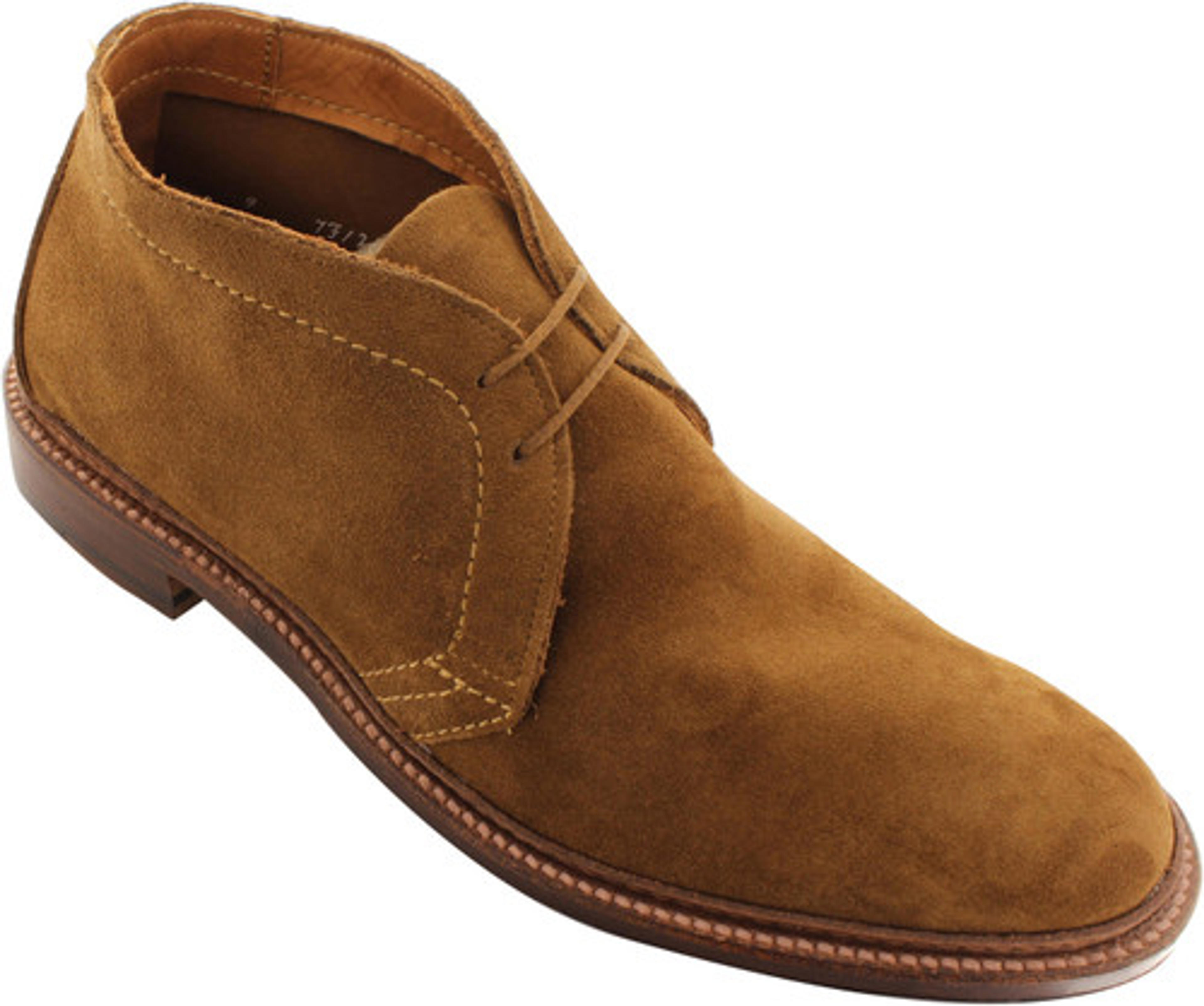 Alden Men's 1493 - Unlined Chukka Boot Flex Welt - Snuff Suede - The Shoe Mart