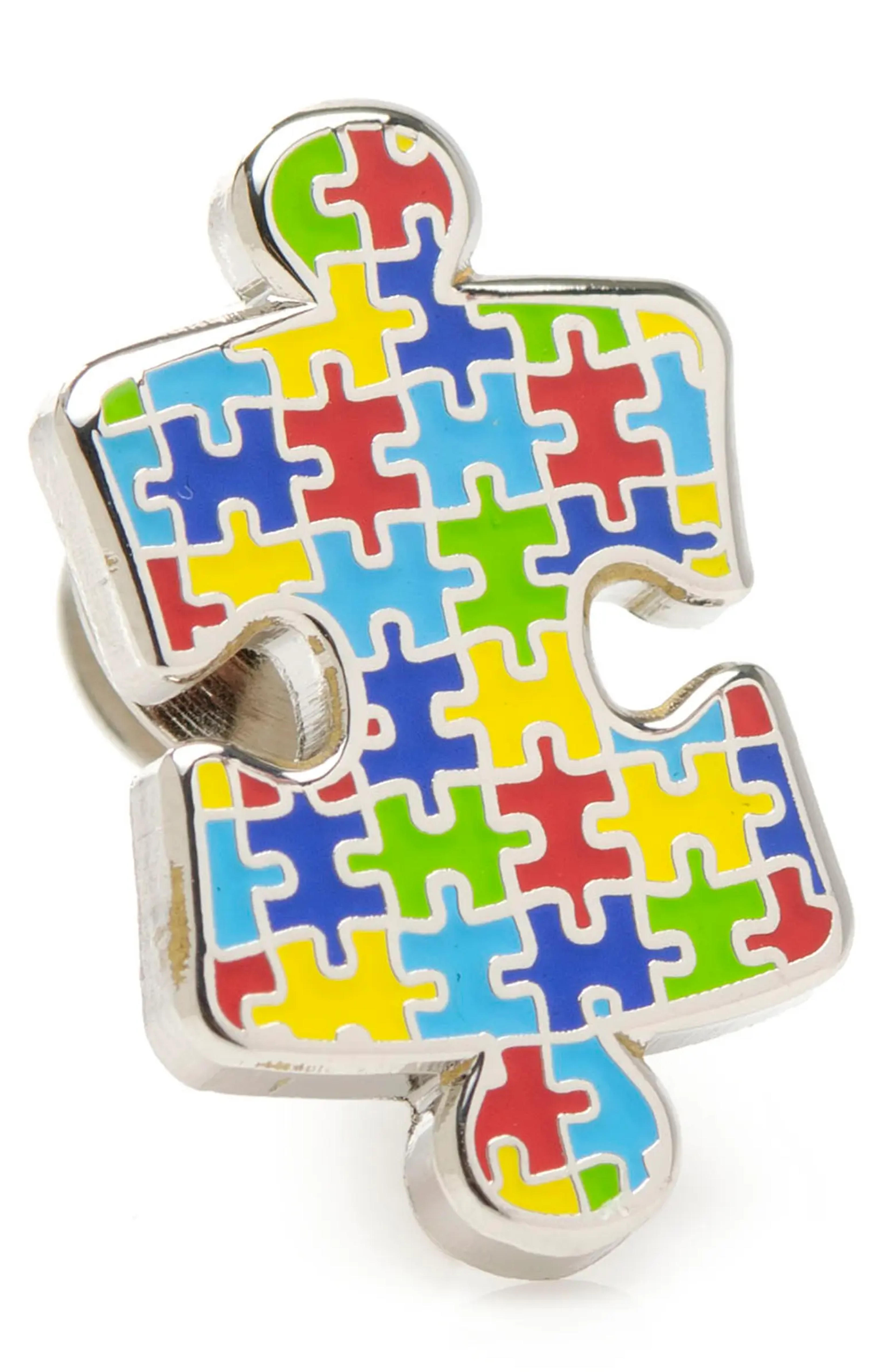 Cufflinks, Inc. Autism Awareness Puzzle Lapel Pin | Nordstrom