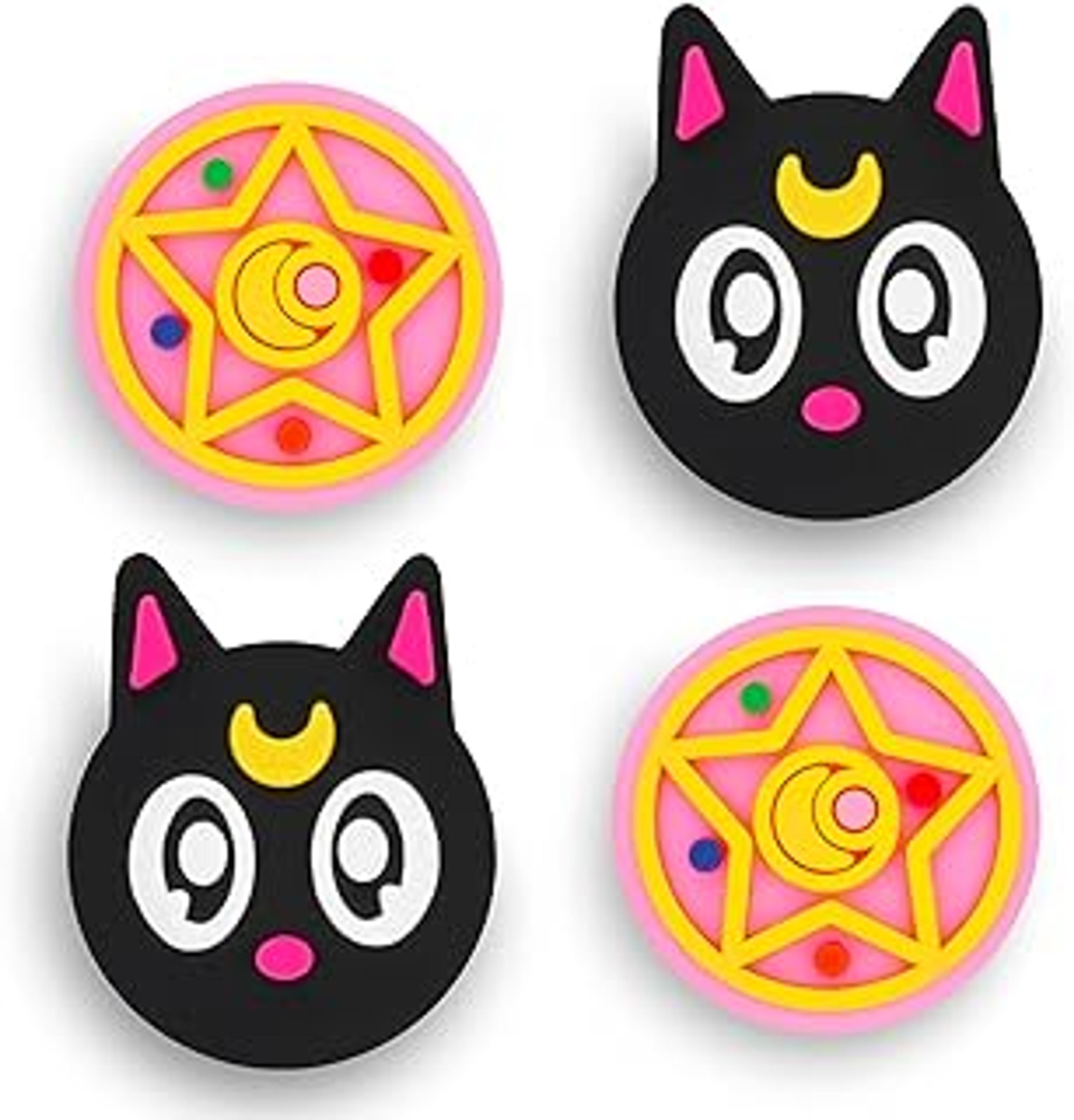 Owngen Cute Thumb Grip Caps for Nintendo Switch/Lite/OLED, Kawaii Magic Moon Joy-Stick Button Stick Cover 3D Analog Ergonomic Cap for NS Controller Joy-Cons (Luna) : Amazon.ca: Video Games