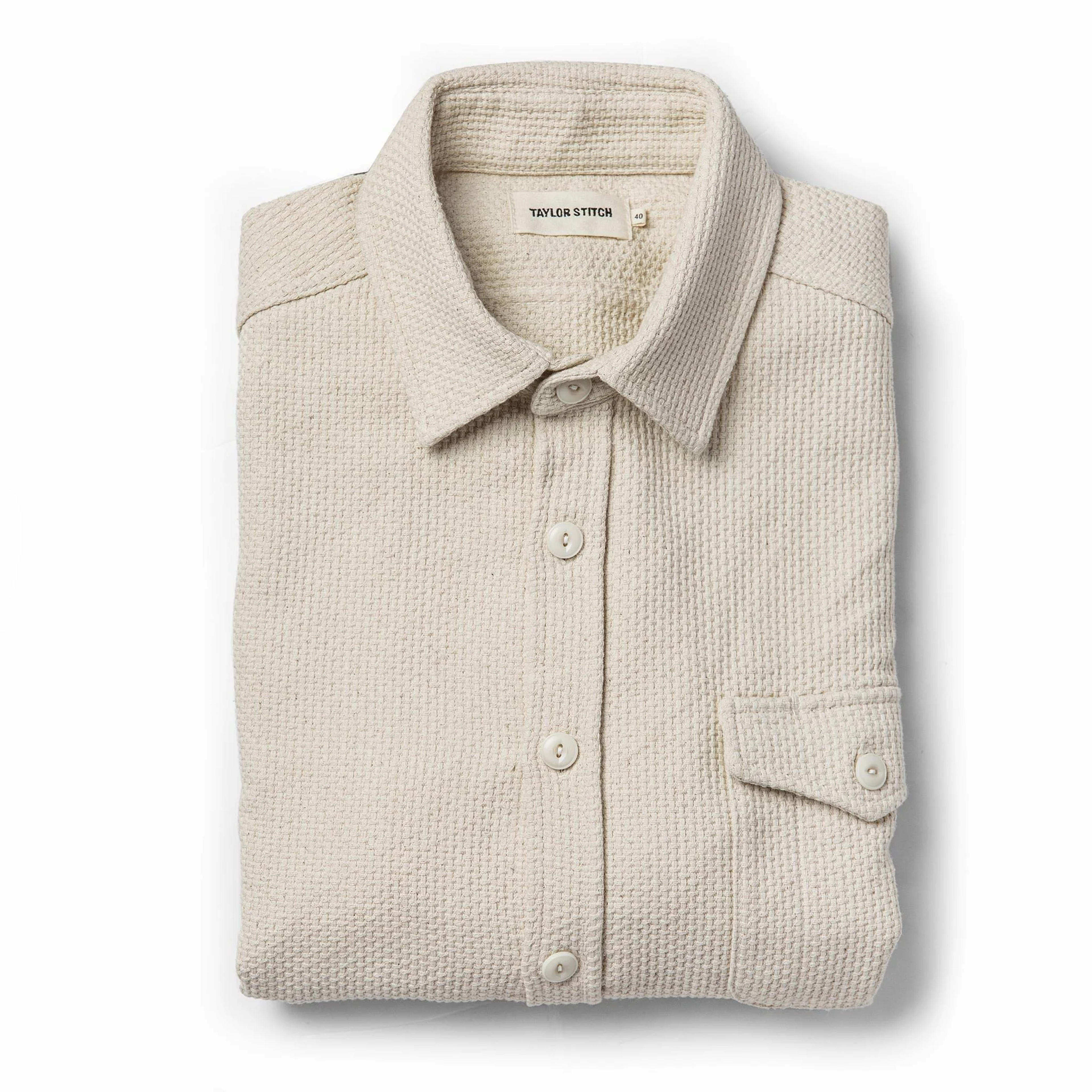 The Cash Shirt in Natural Sashiko | Taylor Stitch - Classic Men’s Clothing