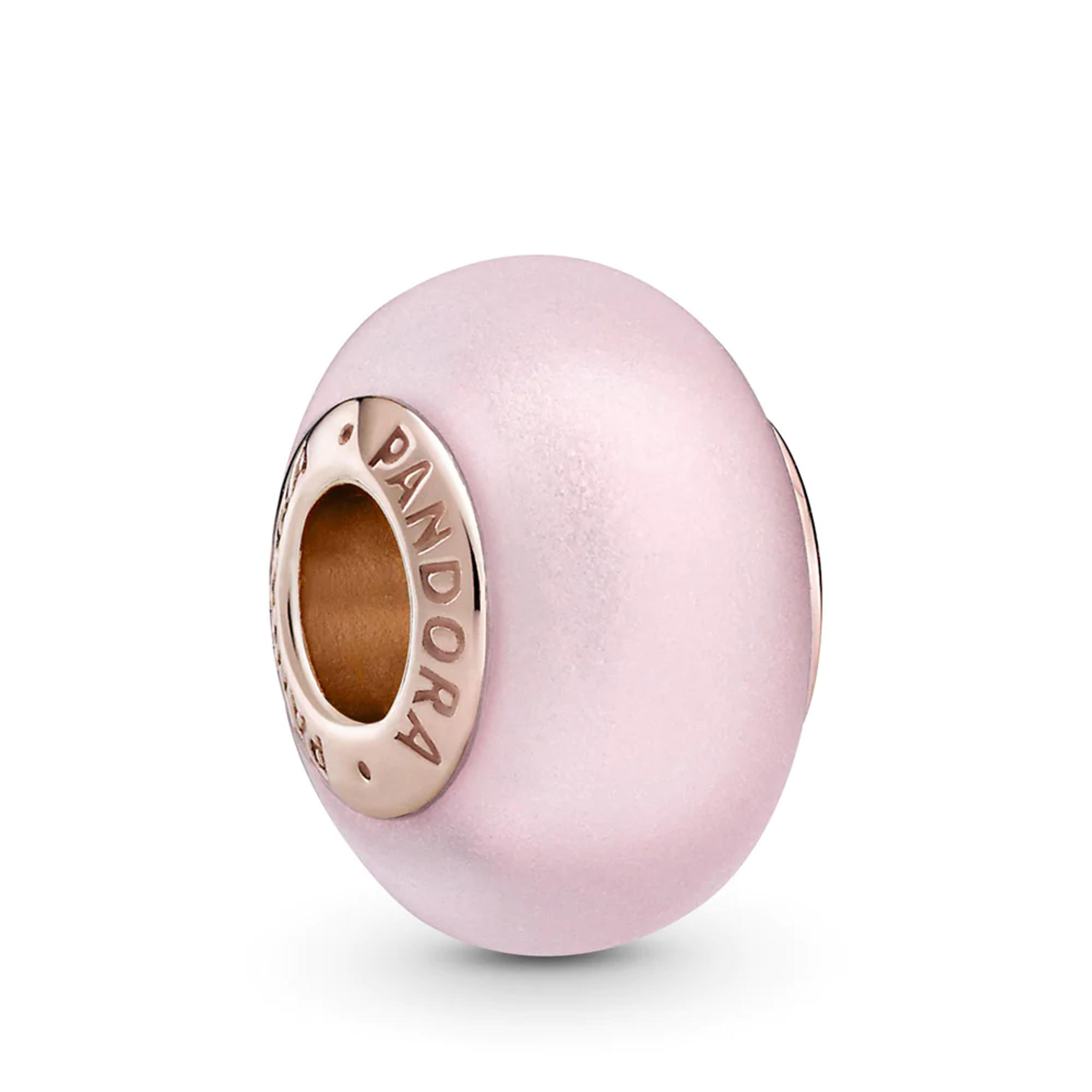 Pandora Matte Pink Murano Glass Charm – Pancharmbracelets