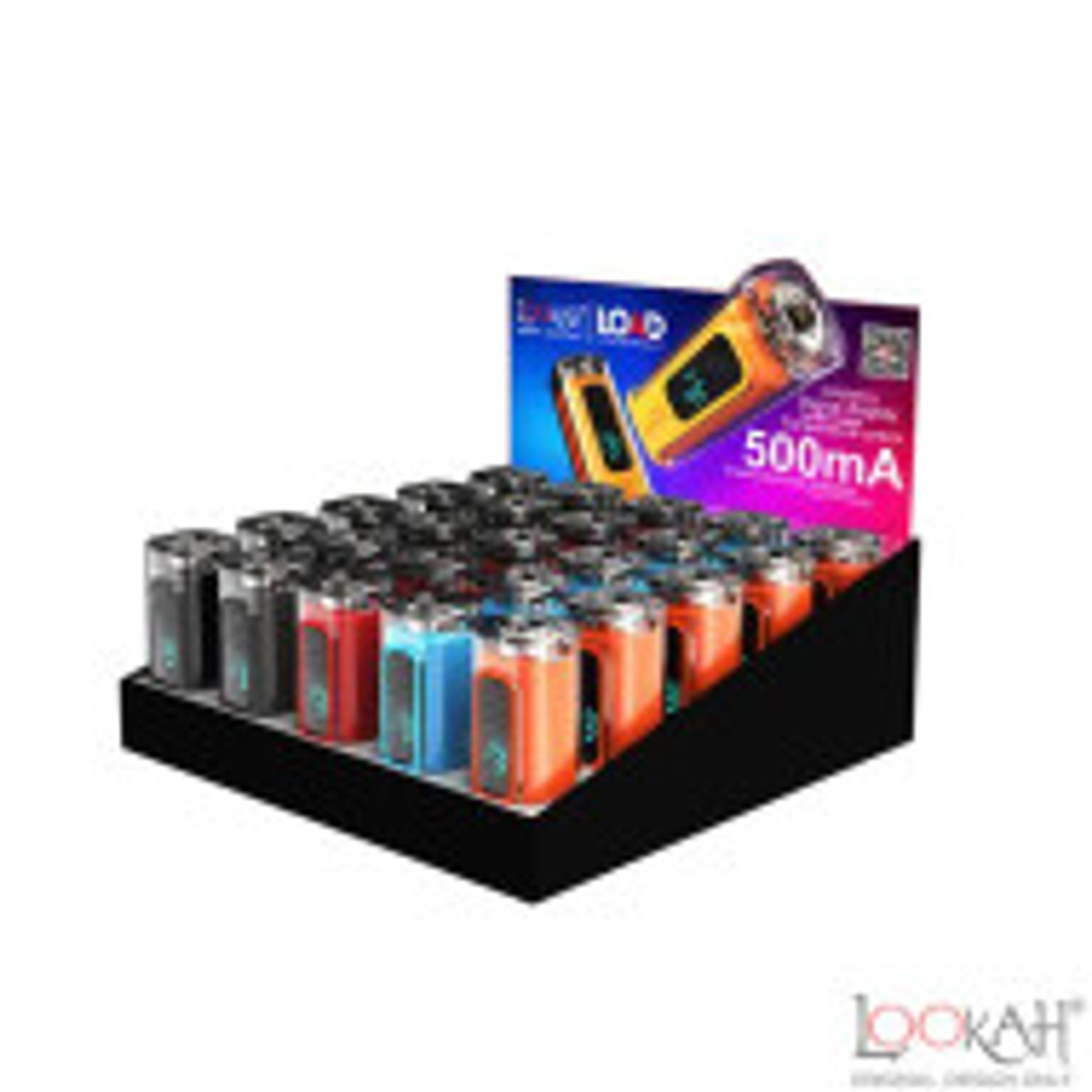 Lookah LOAD 510 Vape Pen Battery 25pcs POP Pack | 500mAh Battery with Digital Display