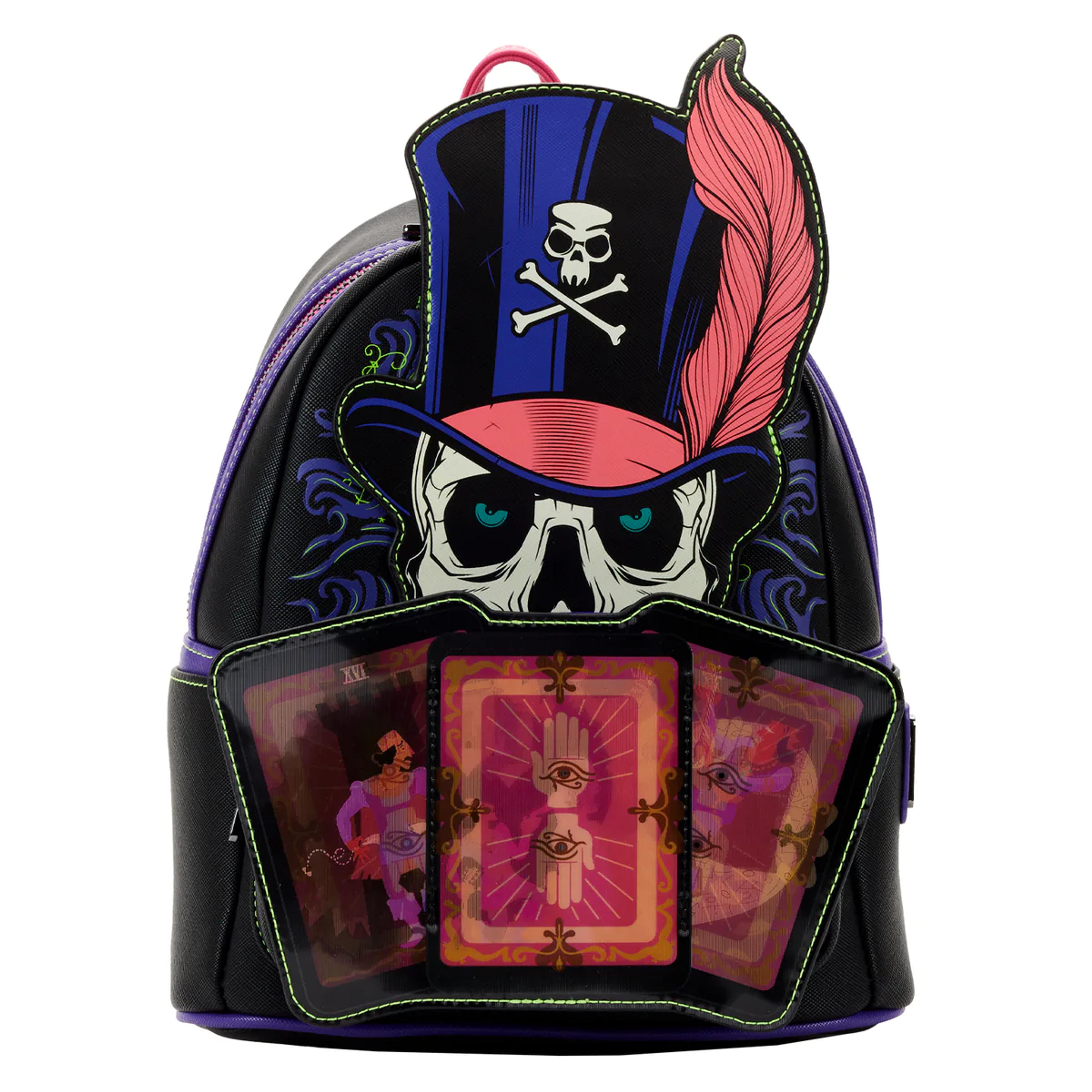 The Princess and the Frog Dr. Facilier Glow Villains Scene Mini Backpack