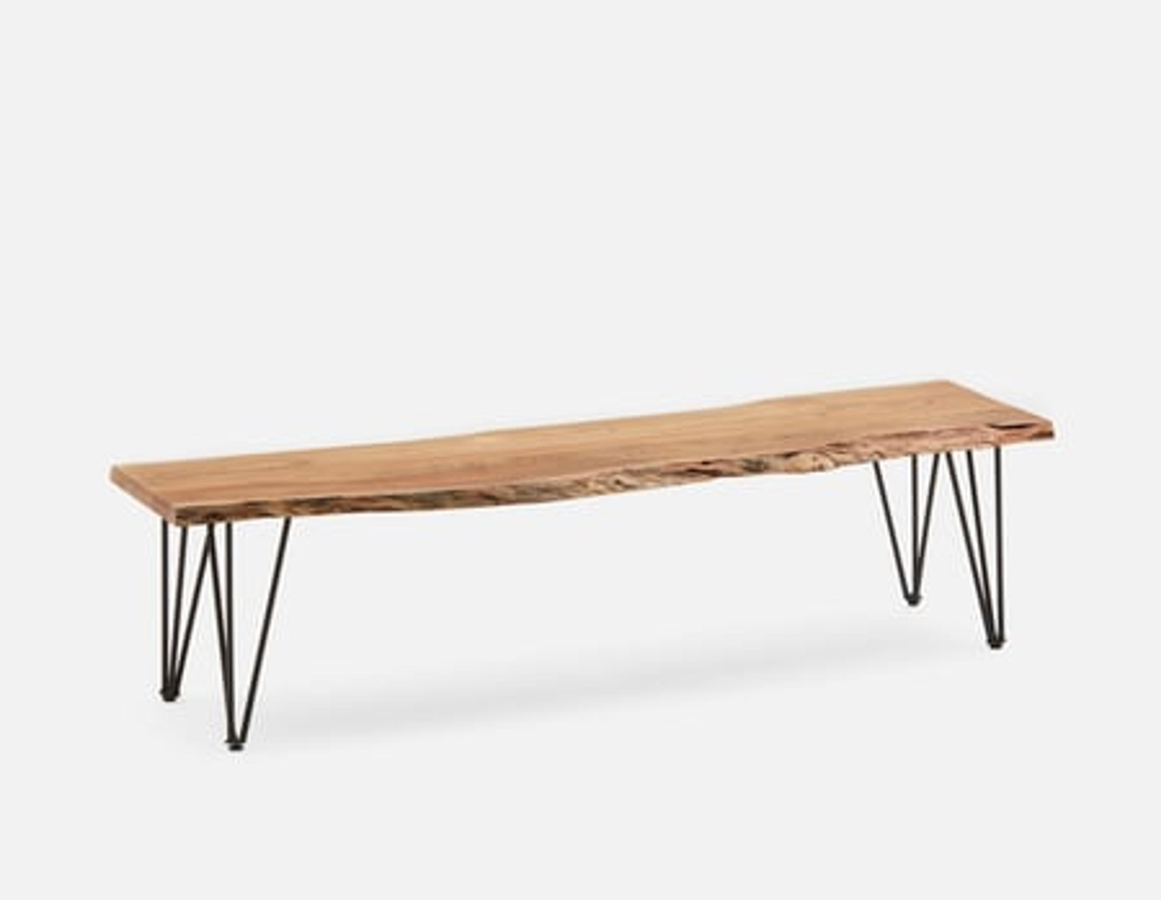 RENO  solid acacia wood bench