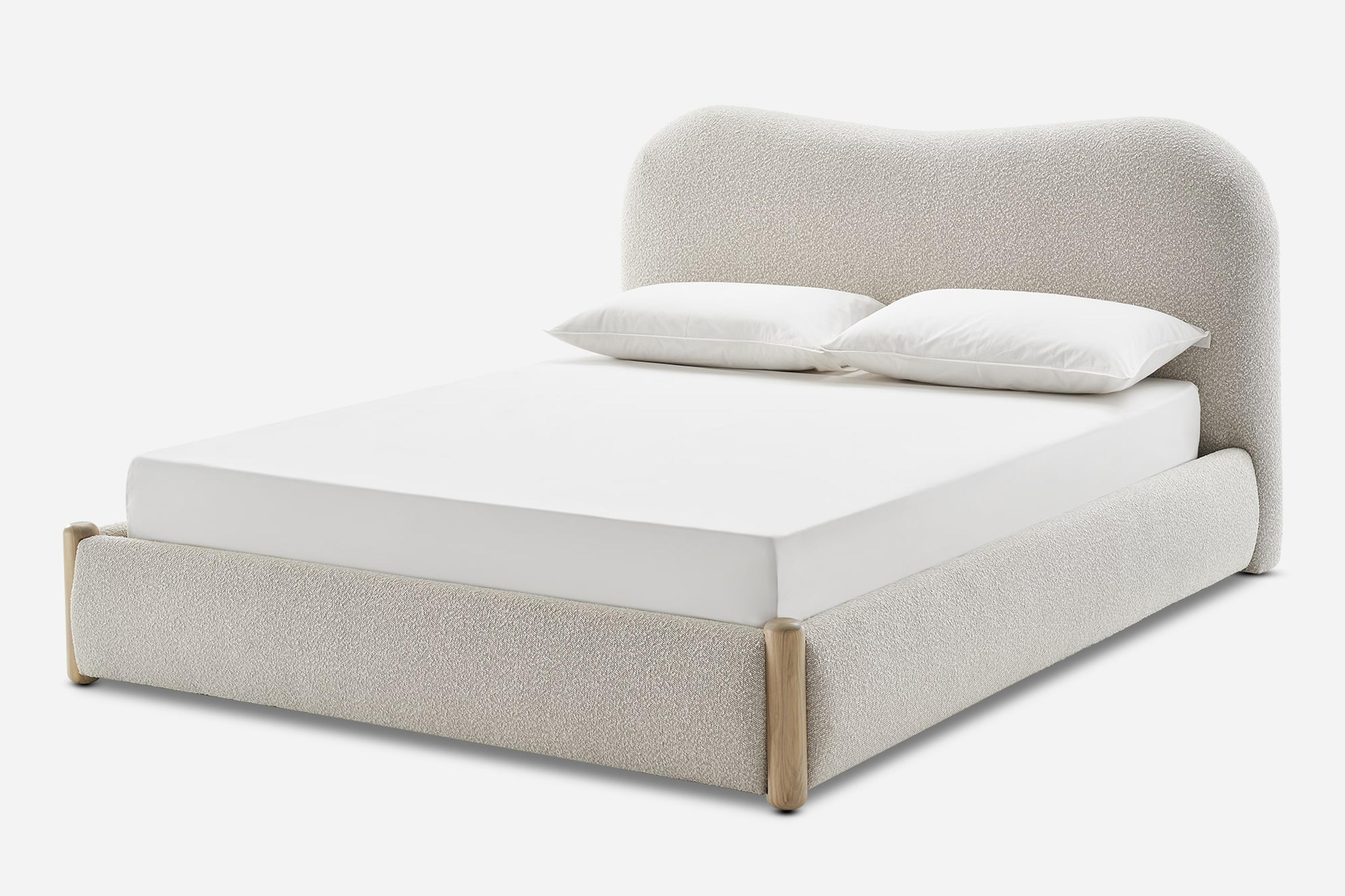 Rochelle Performance Bouclé Bed | Castlery US