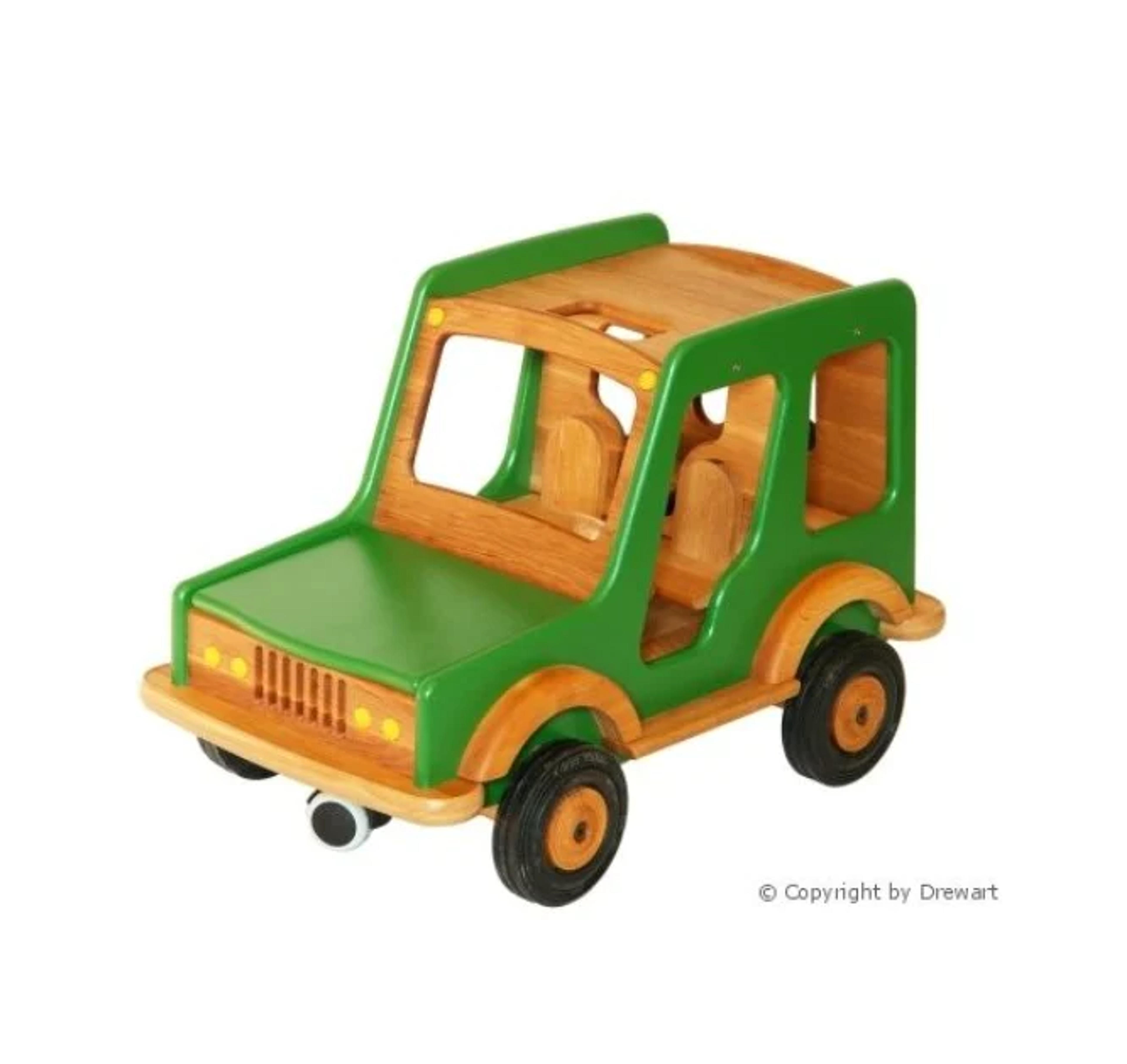 Pre-Order Drewart Jeep, Green (Ships in April) – My Toy Wagon