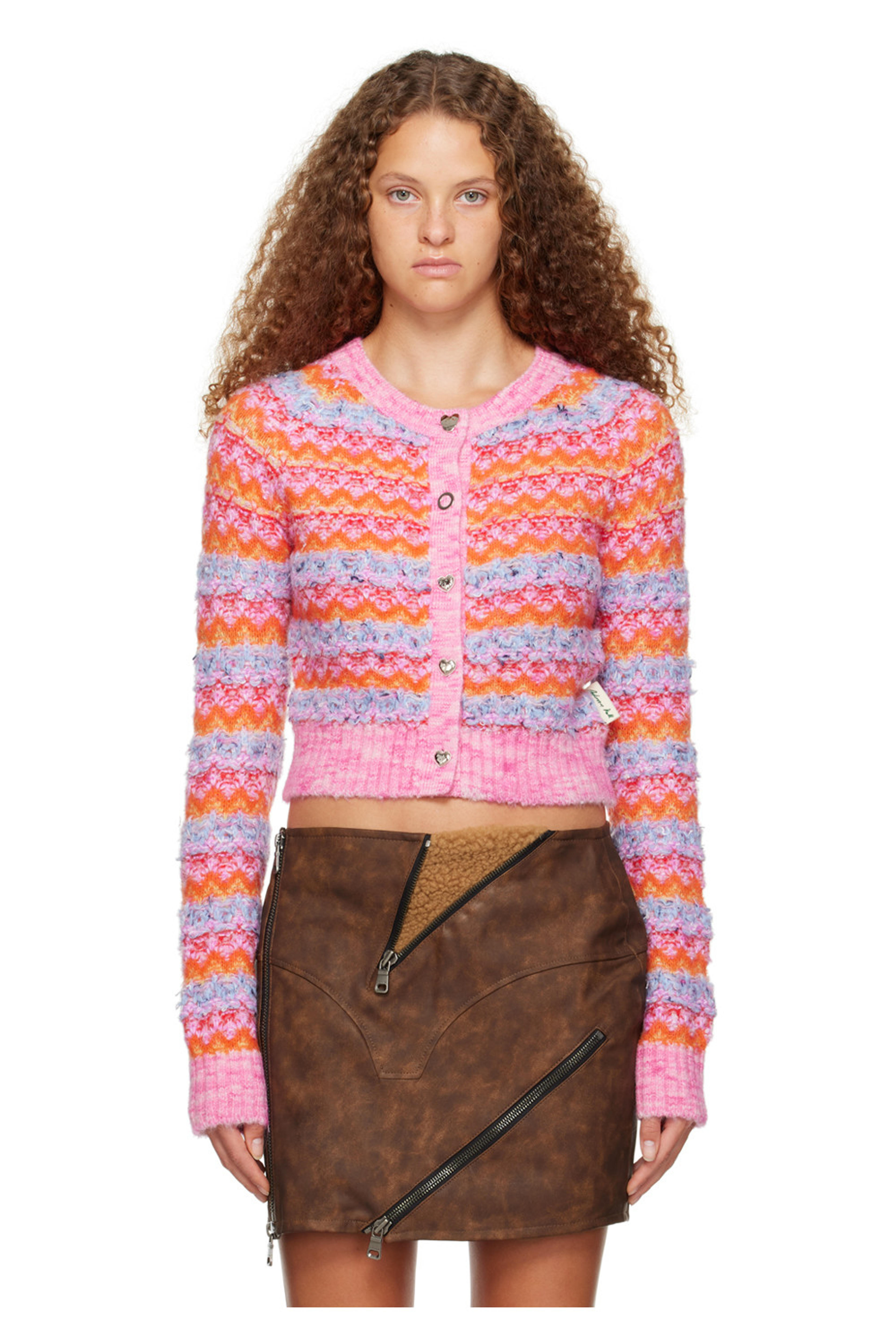 Andersson Bell: Pink Poodle Cardigan | SSENSE