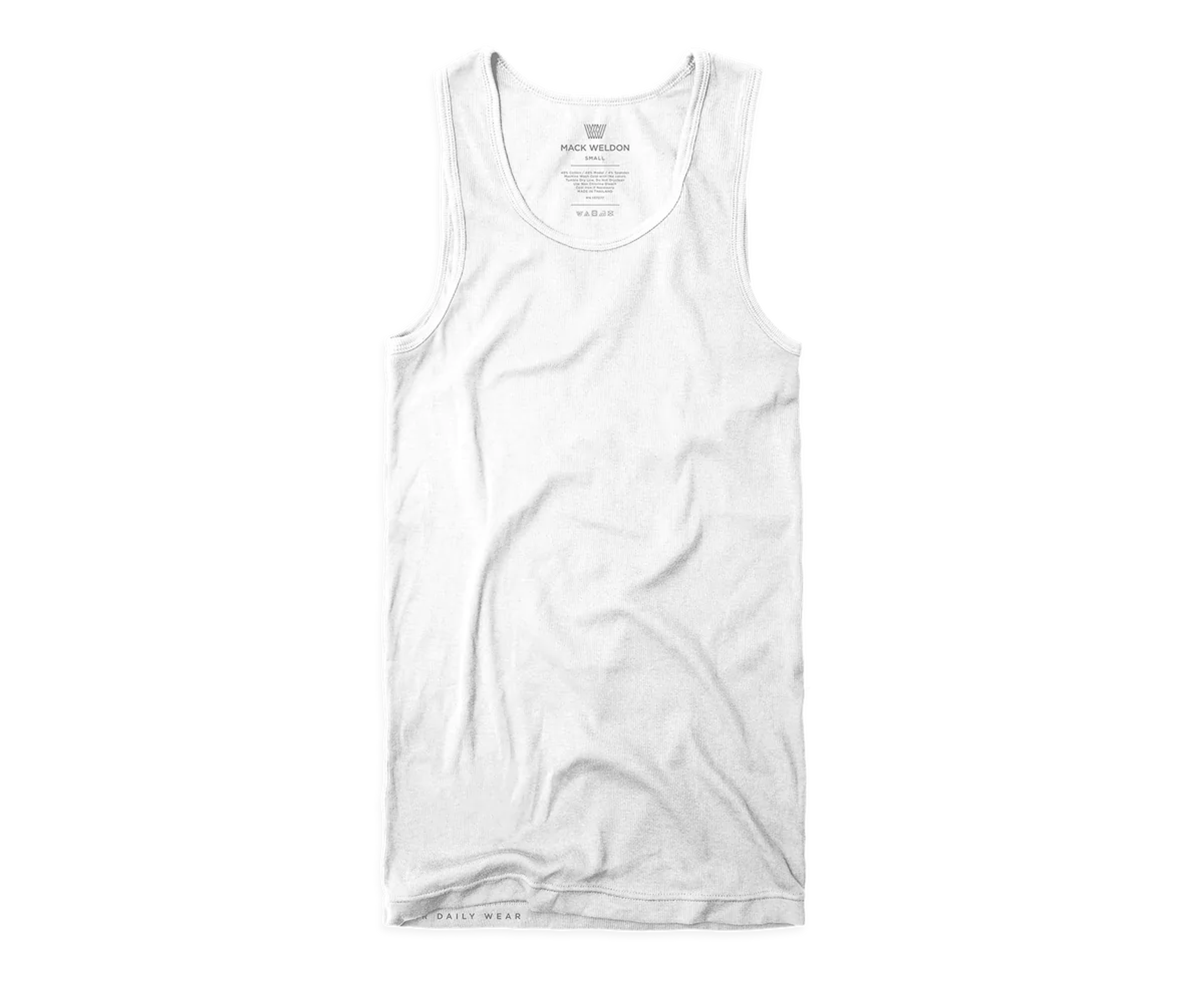 18-Hour Jersey Rib Tank Bright White