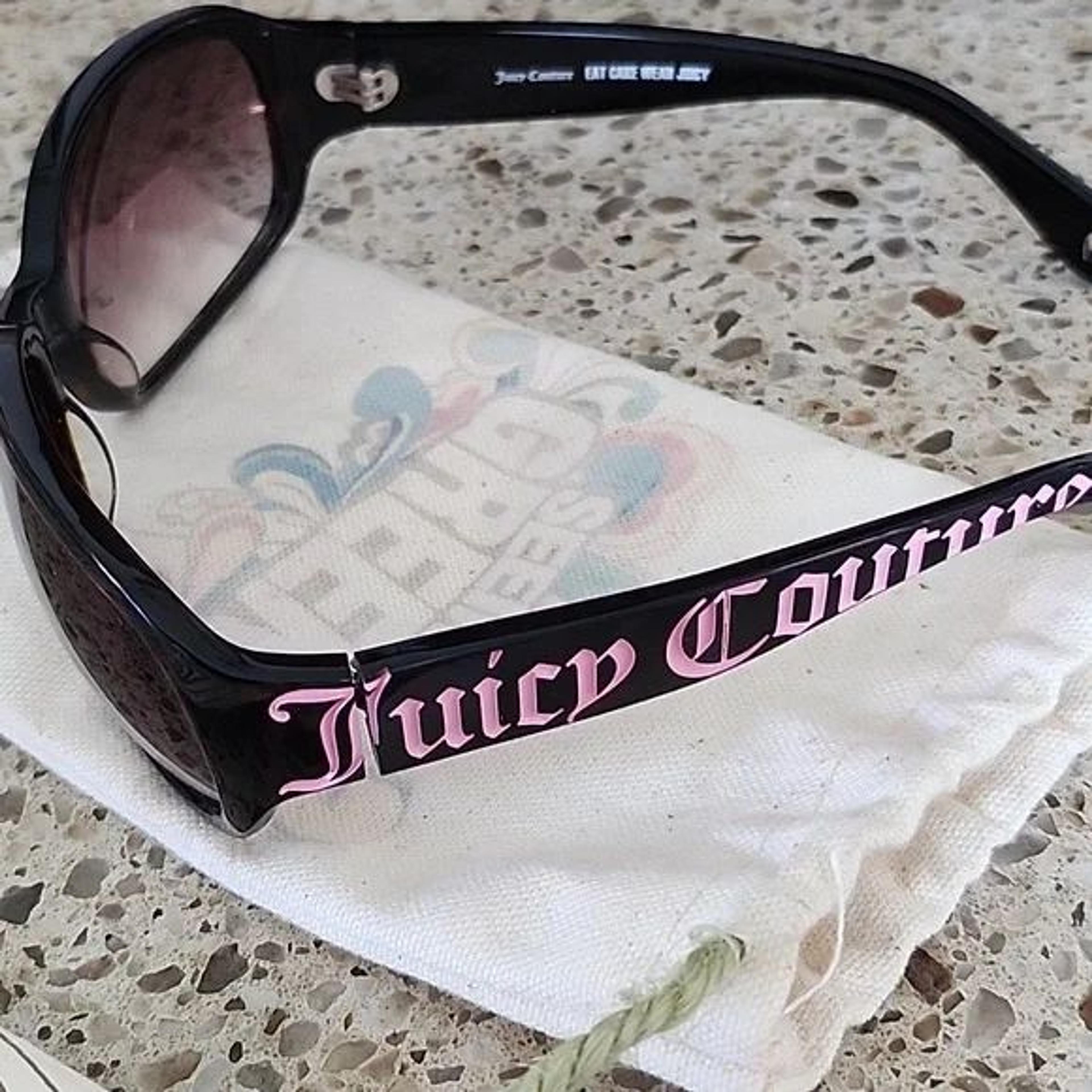 Juicy Couture Accessories | Brand New Juicy Couture Sunglasses | Color: Black/Pink | Size: Os