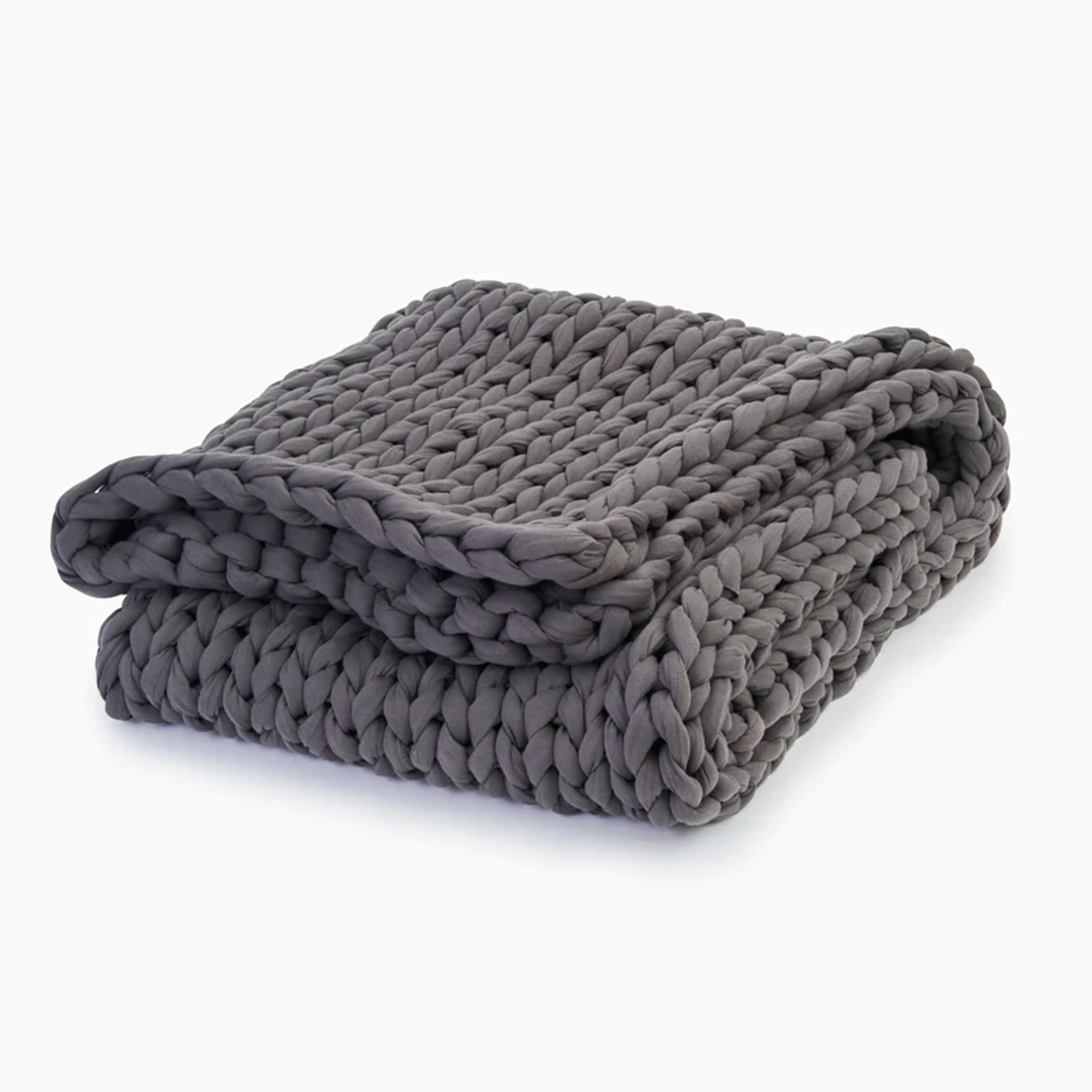 Knitted Weighted Blanket made Of Organic Cotton - Cotton Napper