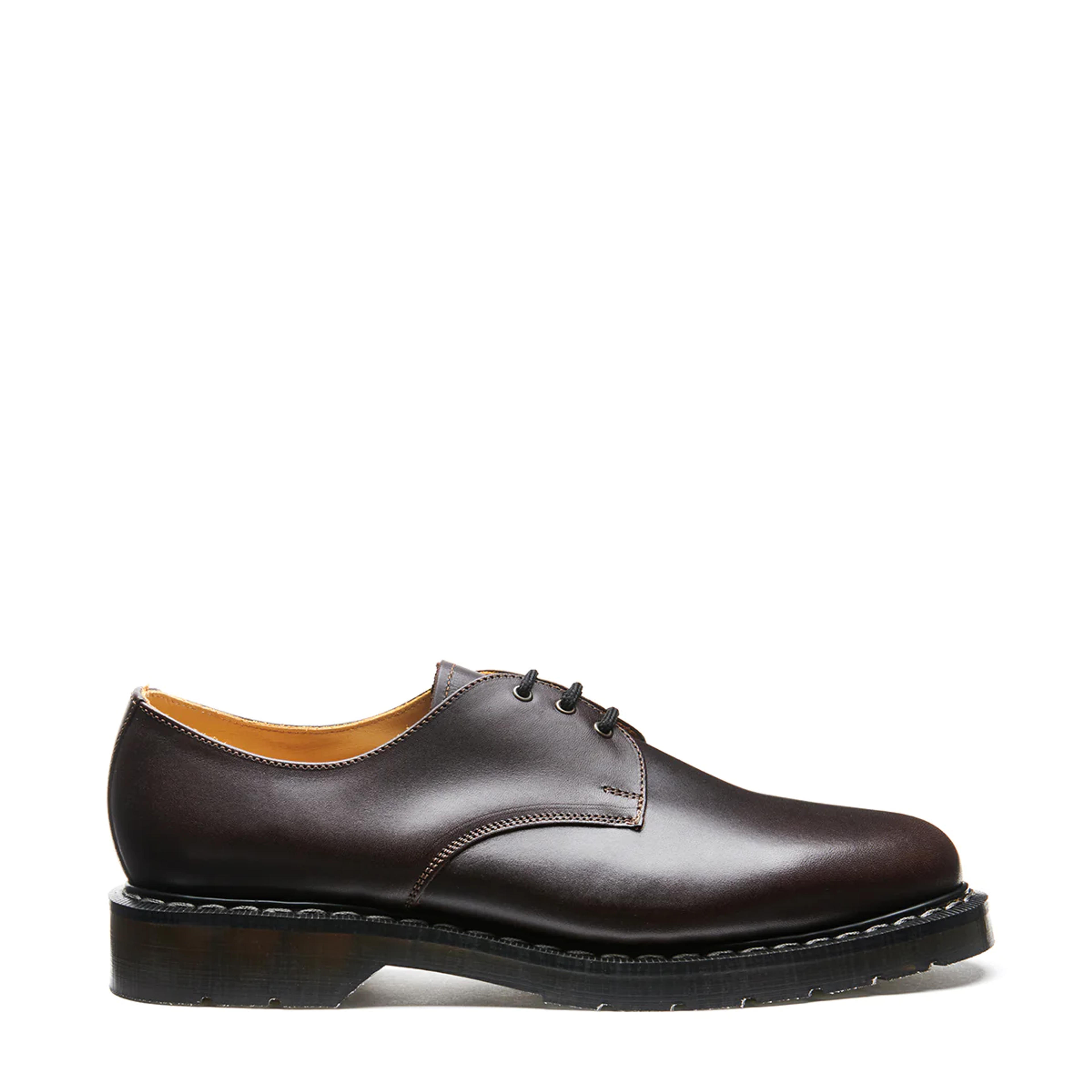 Dark Brown Greasy Gibson Shoe | Solovair | Handmade in England – NPS Solovair US