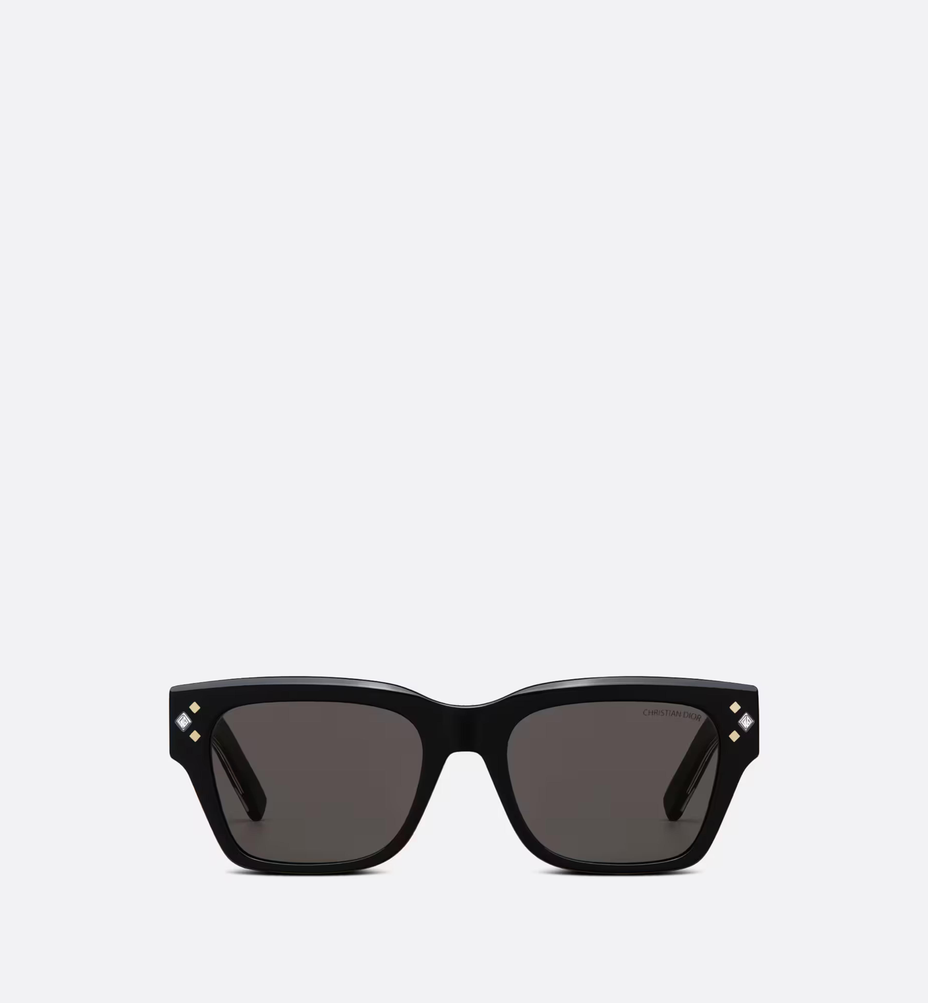 CD Diamond S2I Black Rectangular Sunglasses | DIOR