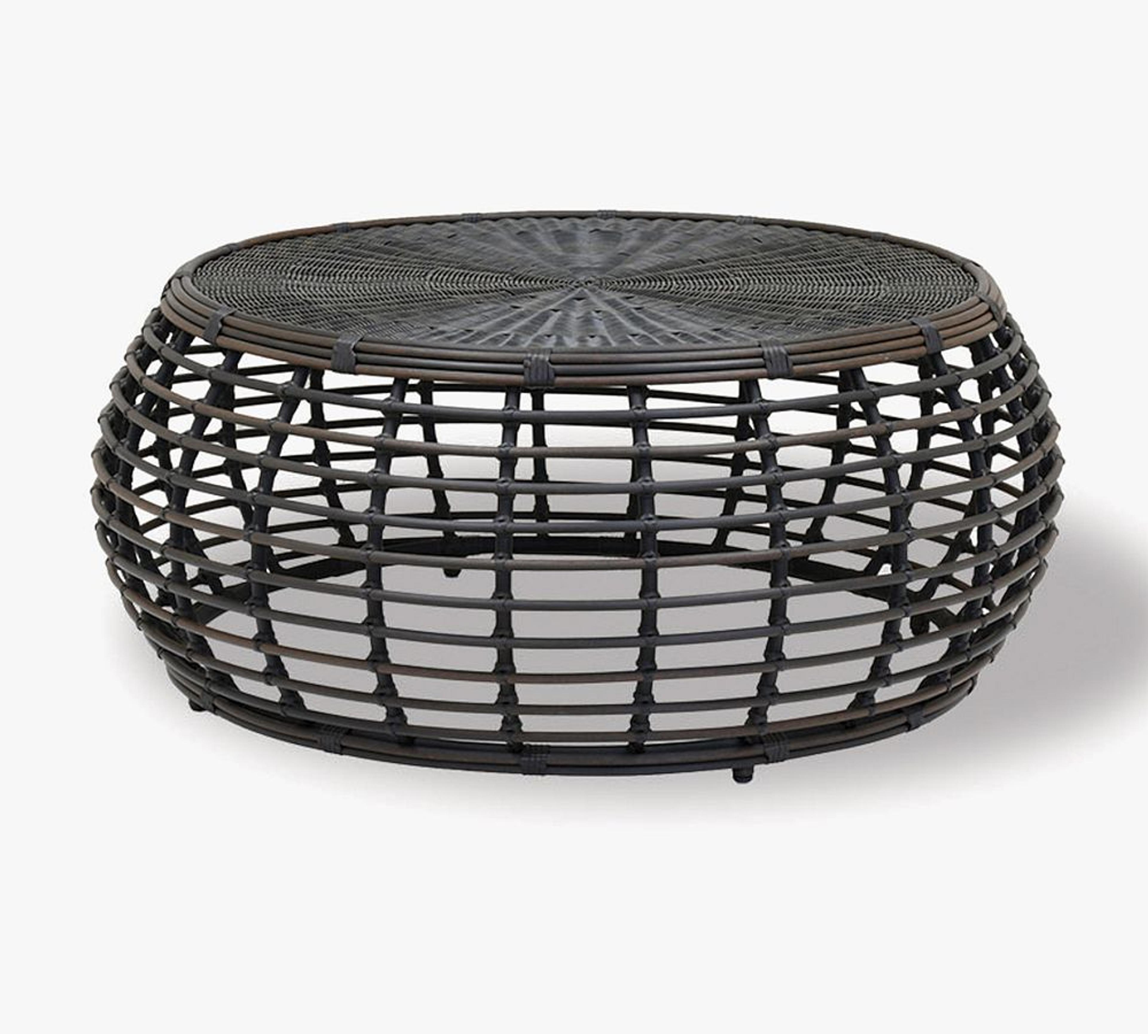 Eddie Round Coffee Table | Pottery Barn