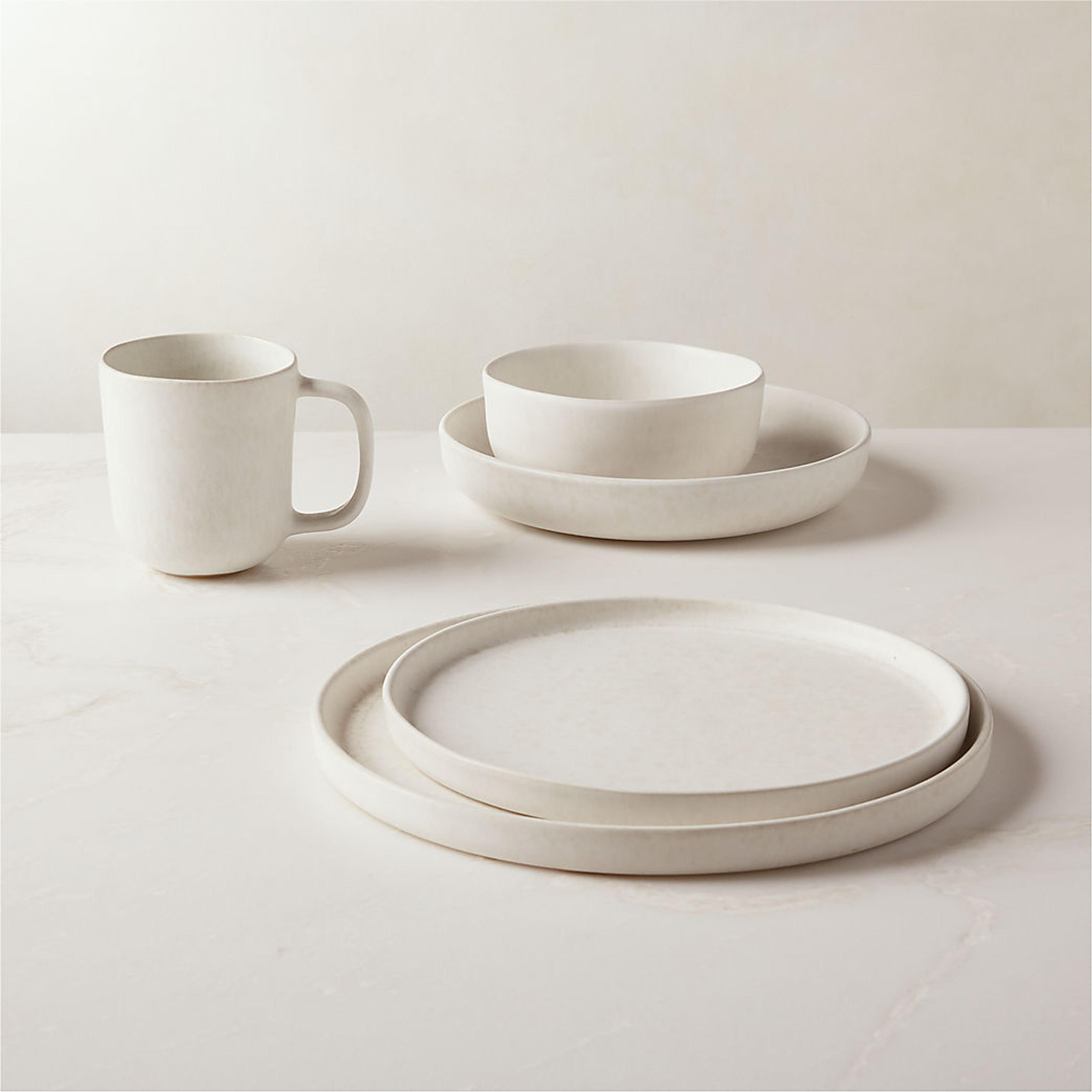 Drift Reactive Ivory Dinnerware | CB2