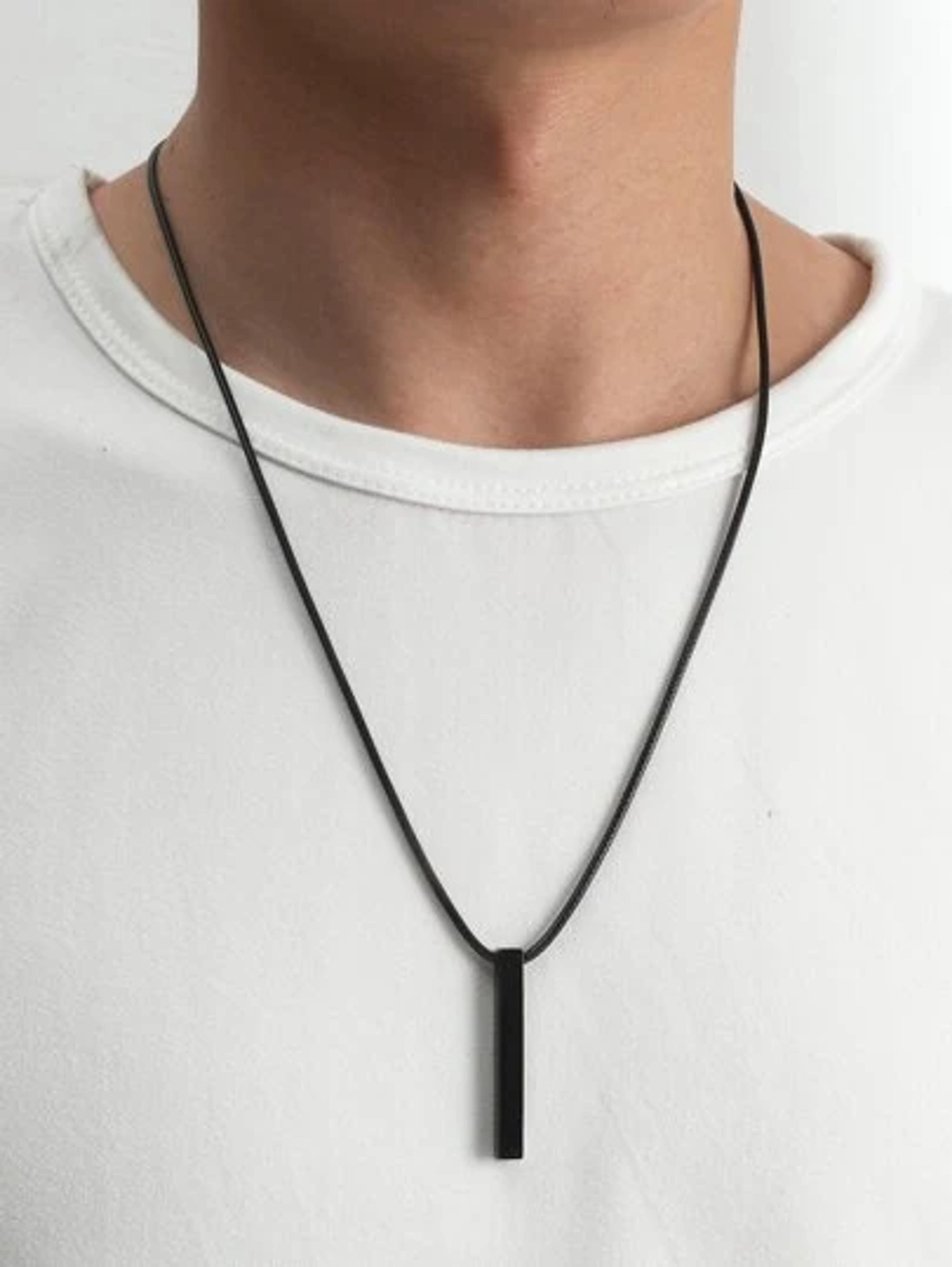 Men Geometric Charm Necklace | SHEIN