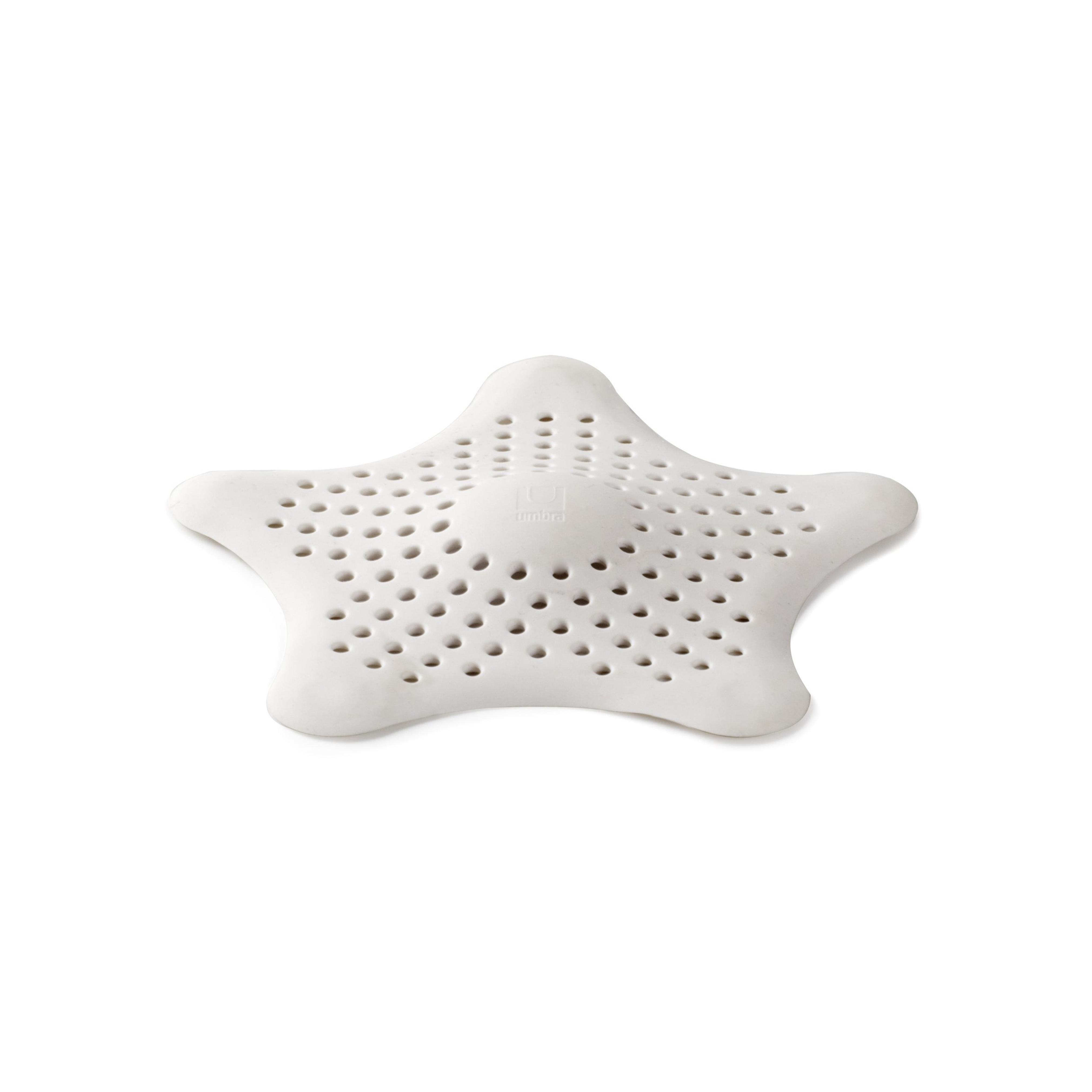 Umbra Starfish Drain Cover/Hair Catcher, White