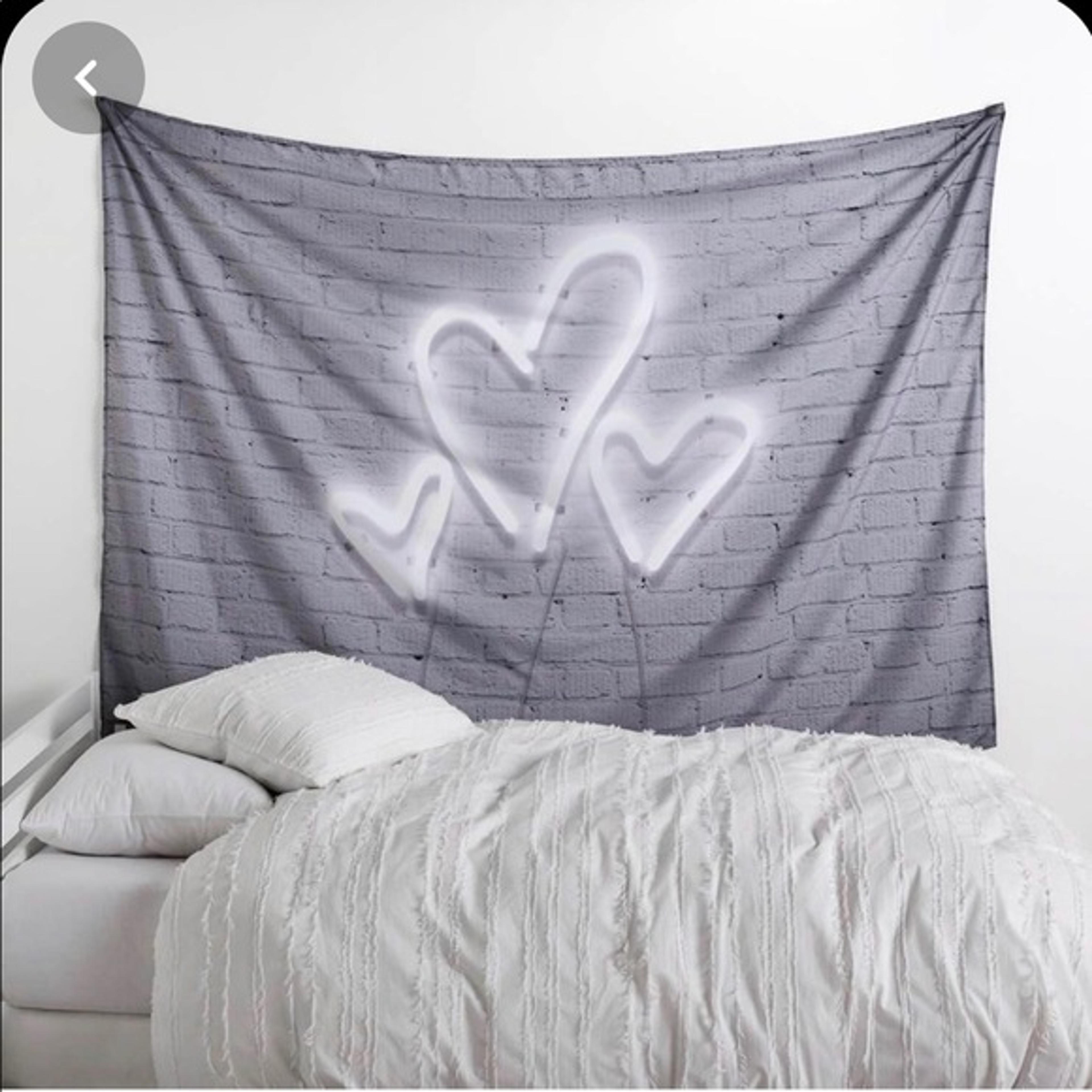 Dormify | Wall Decor | College Dorm Wall Decor Three Hearts Hanging Wall Tapestry From Dormify | Poshmark