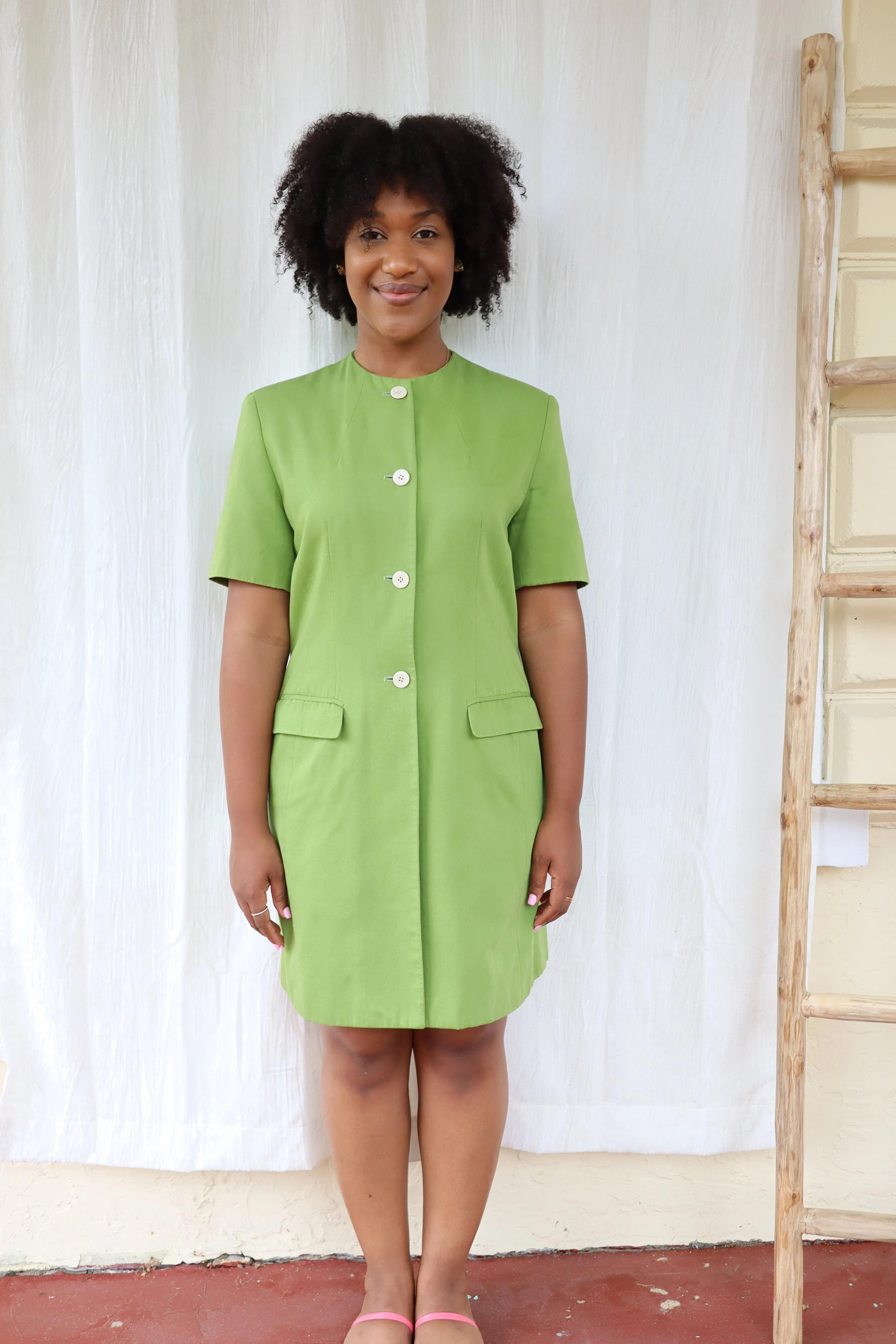 Vintage Green Dress - Etsy