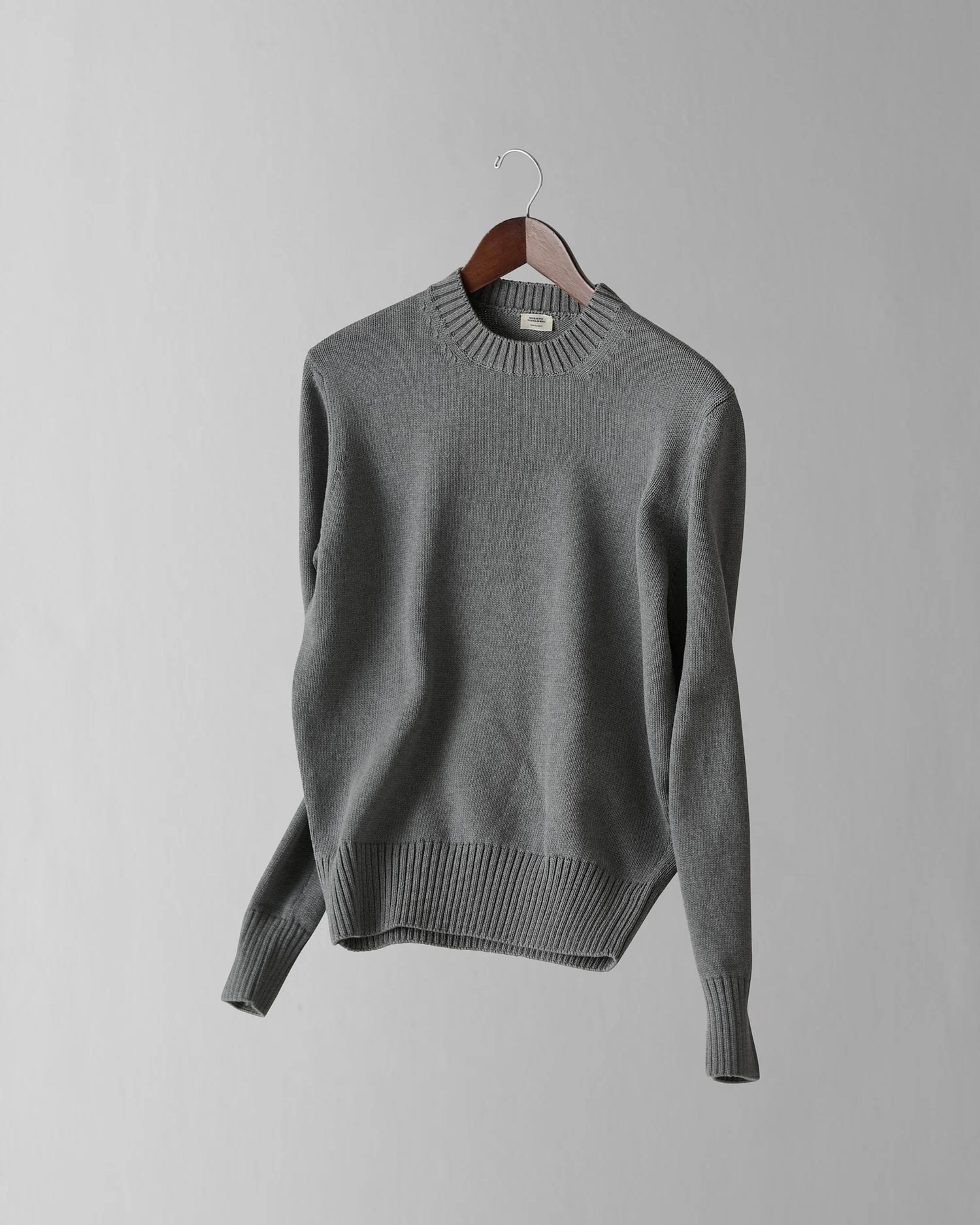 Nonpareil Heavy Crew Neck Grigio – Rubato