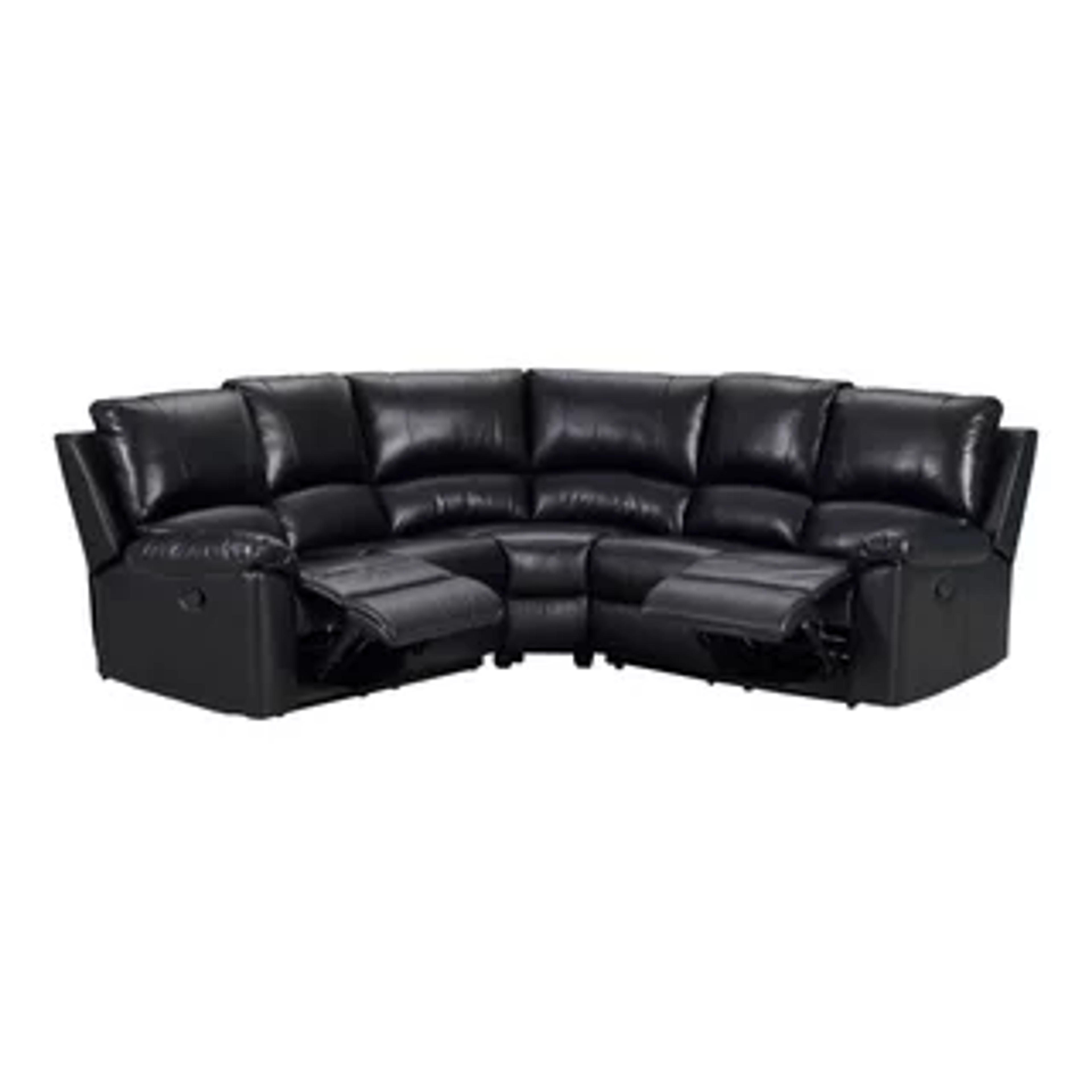 Andrew Leather Air Powered Reclining Contemporary Sectional - Contemporary - Sectional Sofas - by Luxuriant Furniture