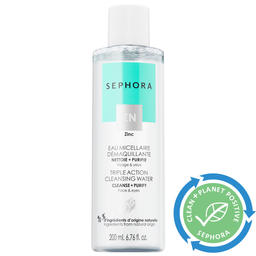 Triple Action Cleansing Water - Cleanse + Purify - SEPHORA COLLECTION