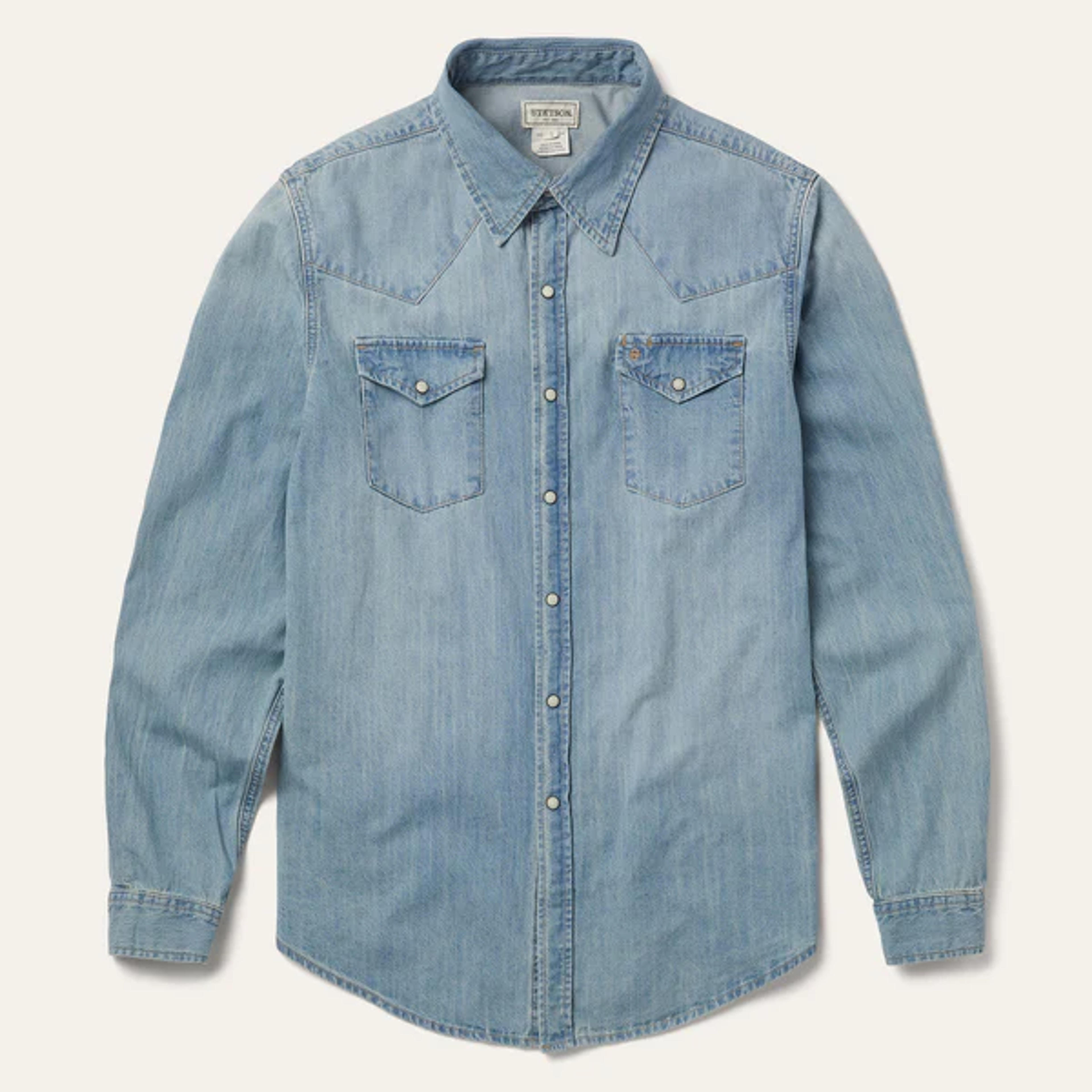 Long-Sleeved Denim Shirt | Stetson