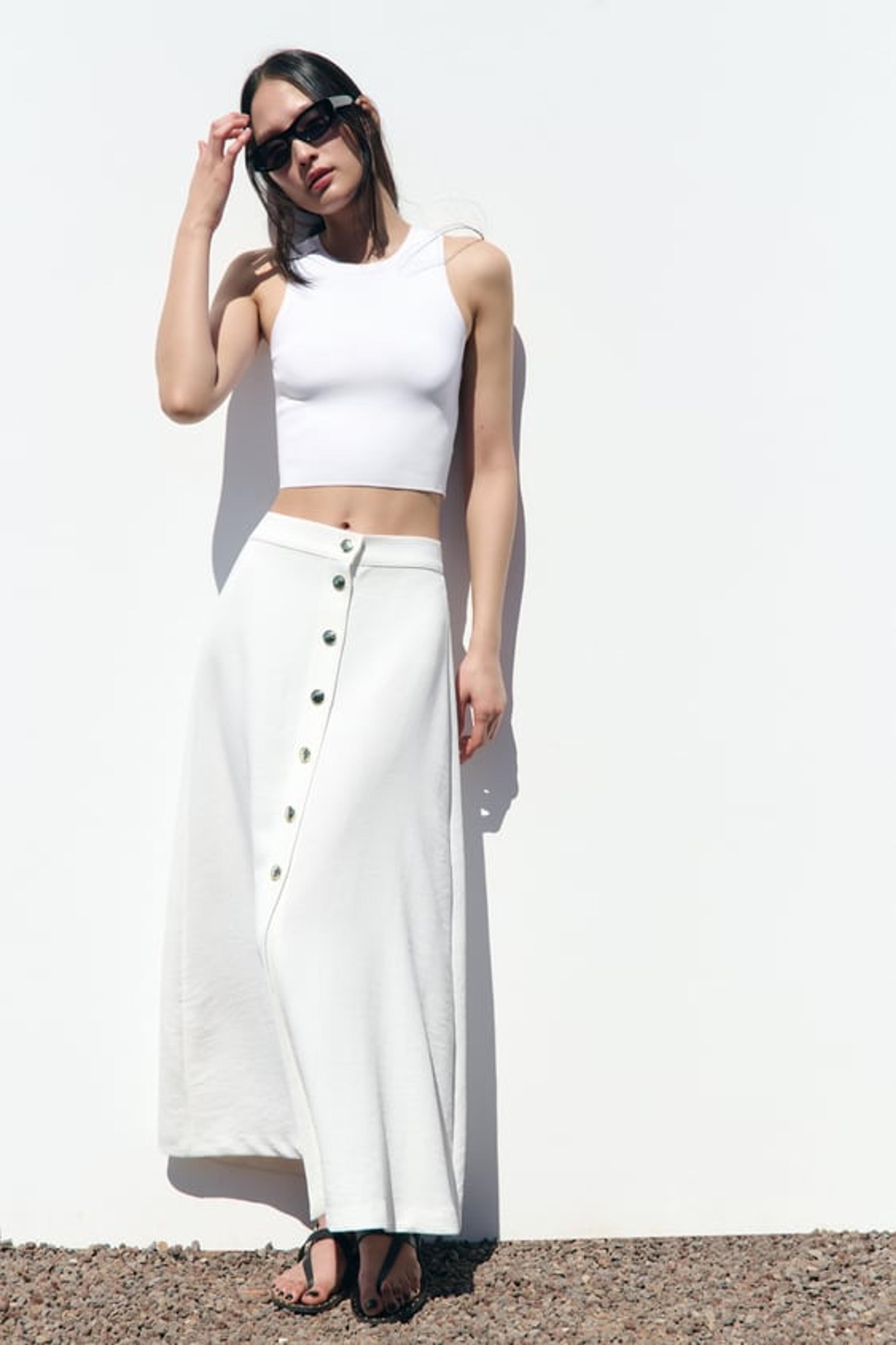 KNIT CROP TOP - White | ZARA United States