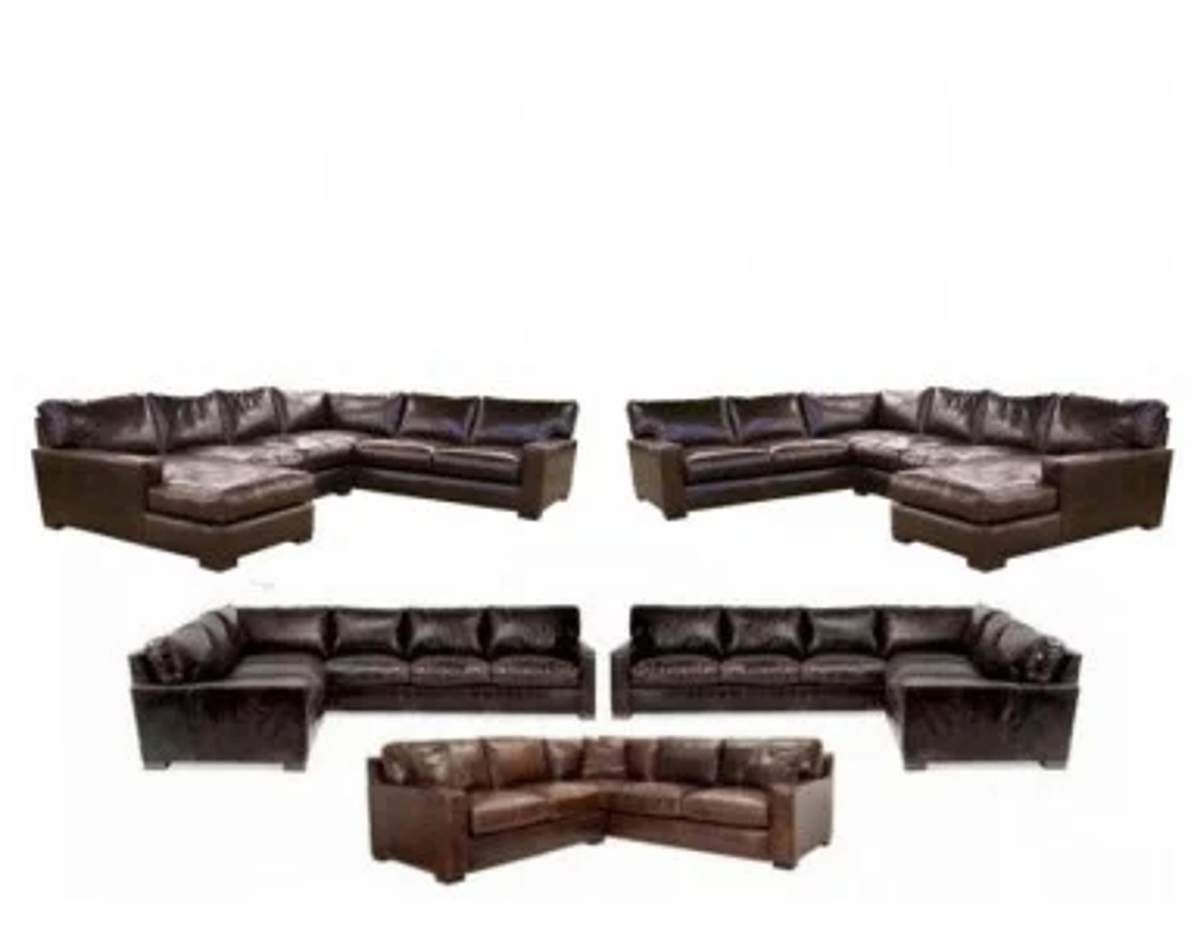 Napa Maxwell Oversized Seating Leather Sectional