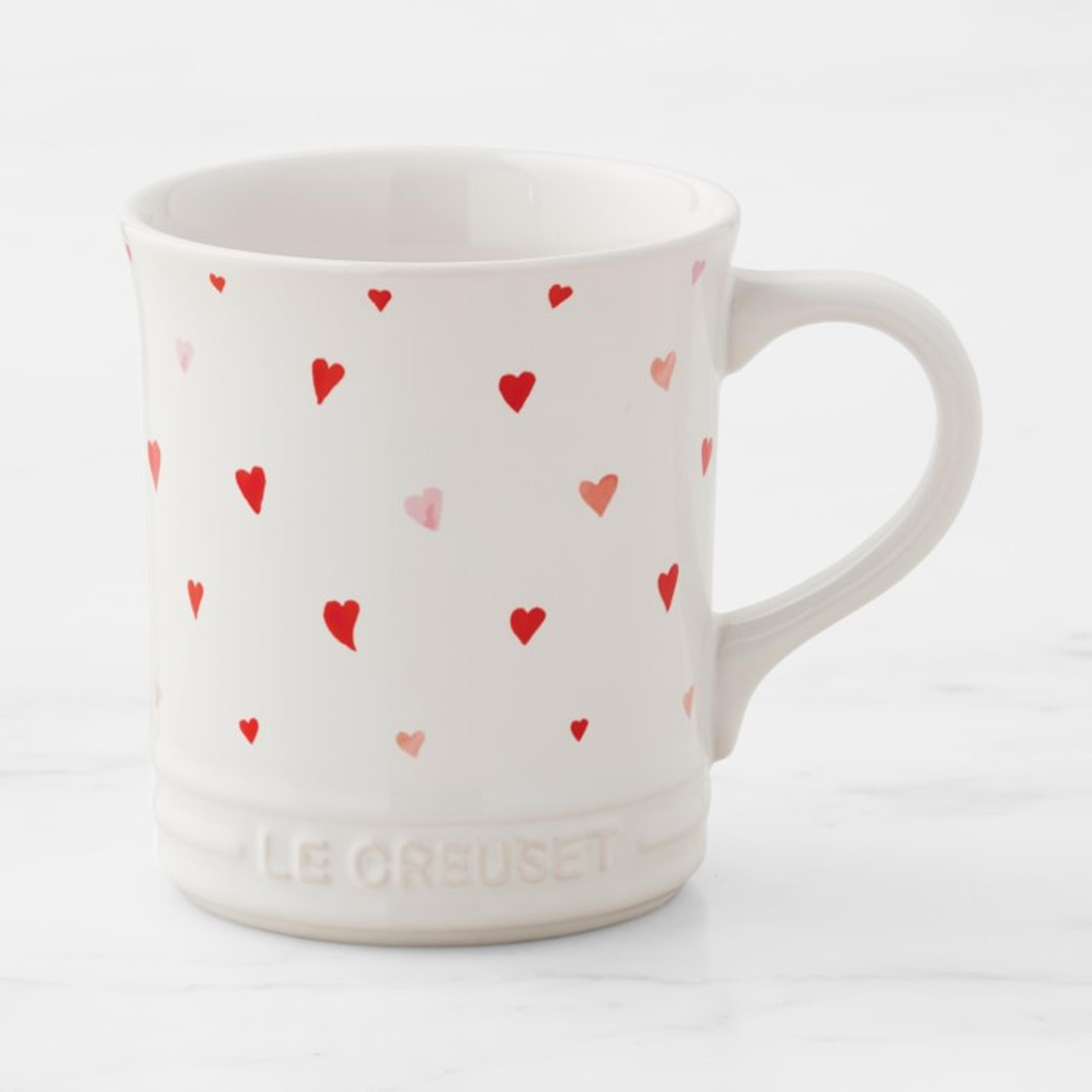 Le Creuset L'Amour Heart Applique Mug | Williams Sonoma