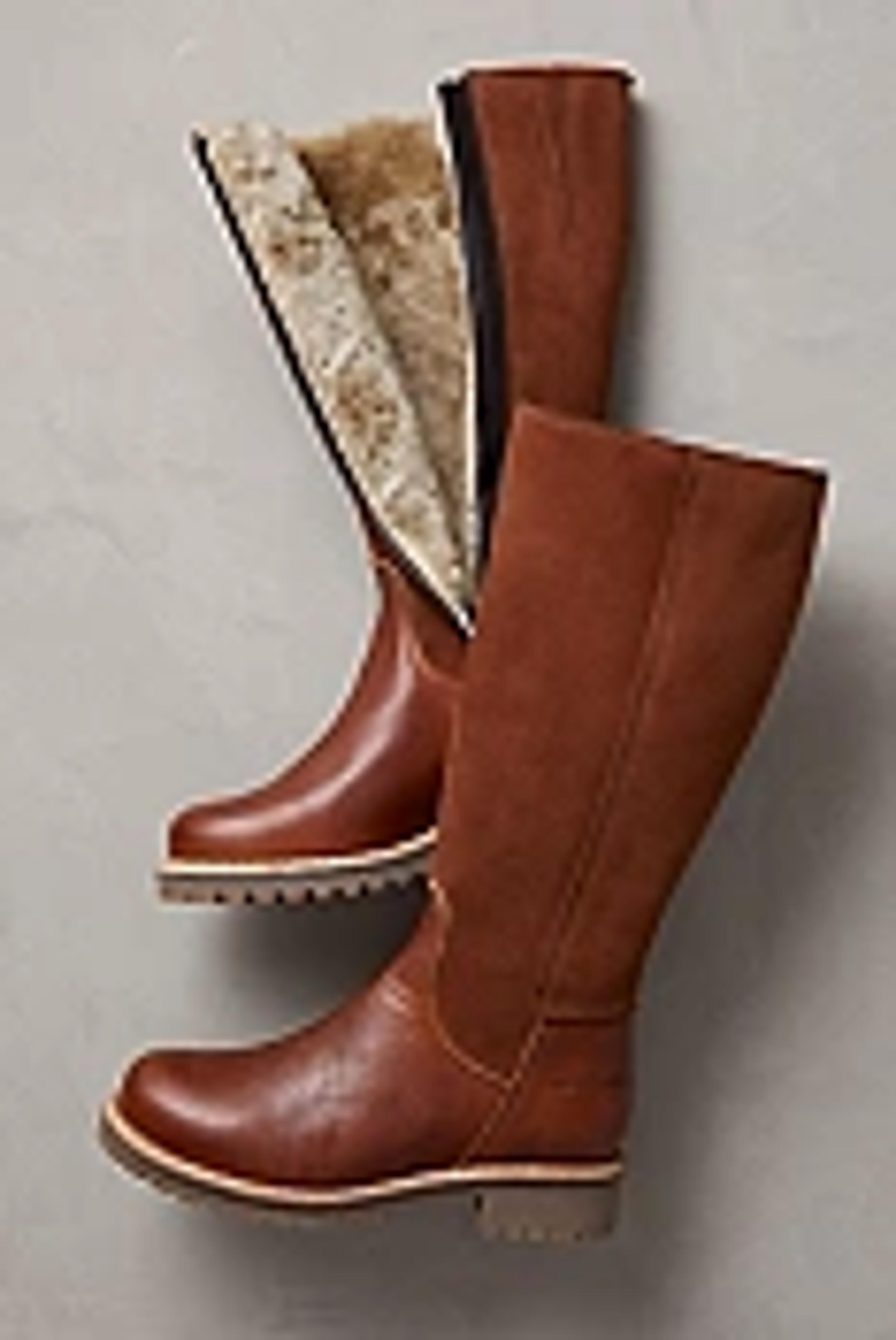 Women's Hudson Shearling-Lined Waterproof Suede and Leather Boots | Overland