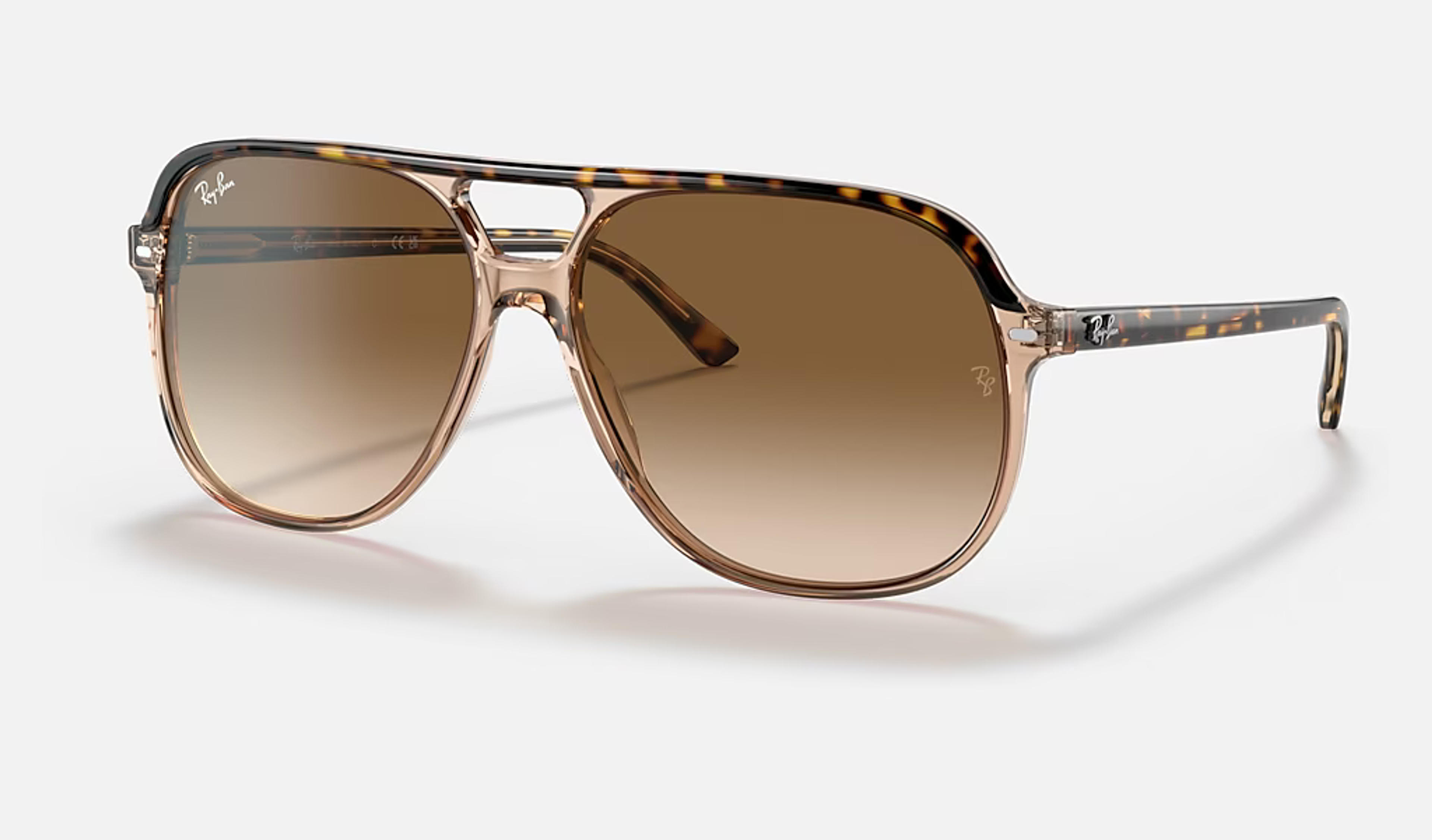 Bill Sunglasses in Havana On Transparent Brown and Light Brown - RB2198 | Ray-Ban® CH