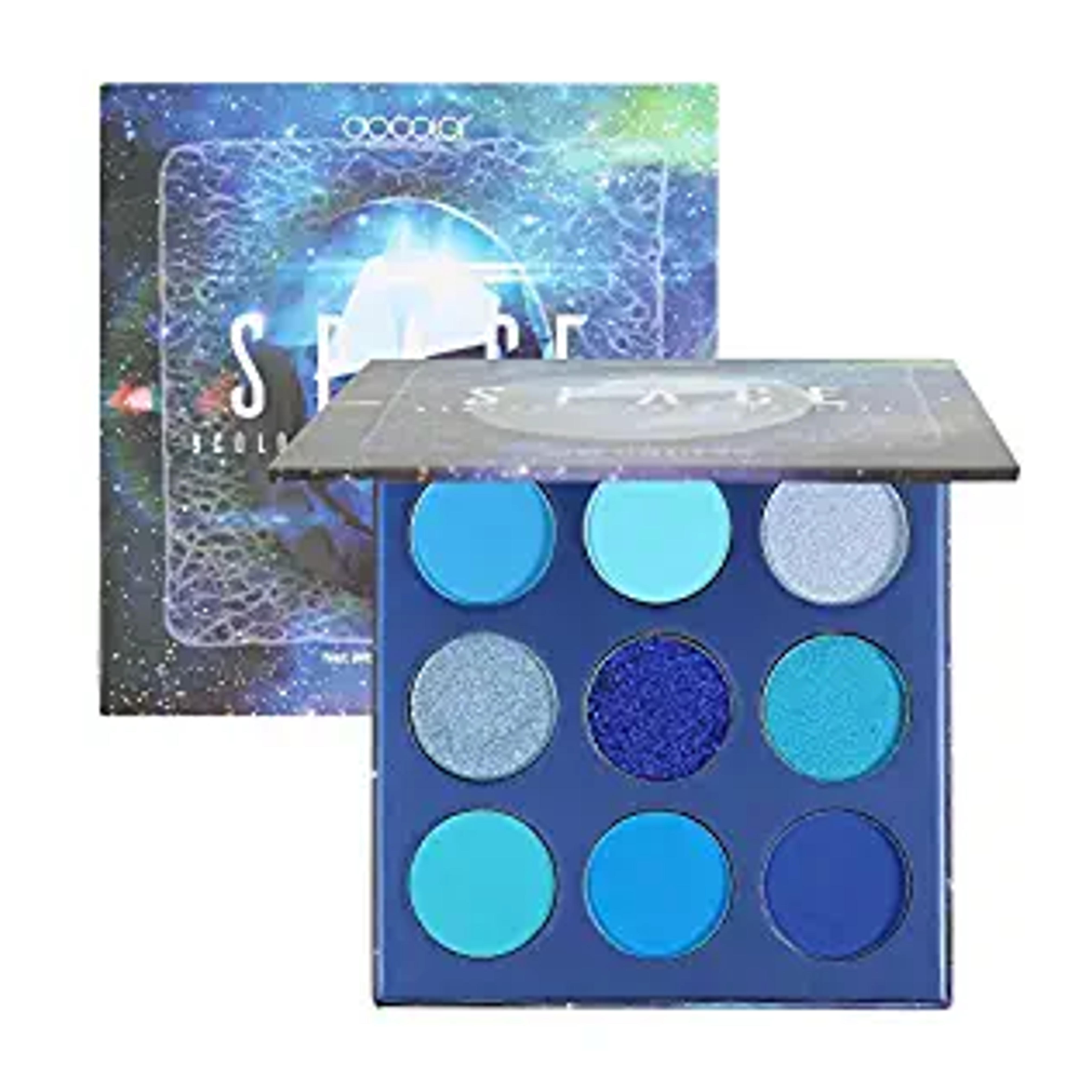 Amazon.com : Docolor Eyeshadow Palette 9 Colors Gemstone Shadow Palette Highly Pigmented Mattes Shimmers Naked Smokey Glitter Cream Colorful Powder Blendable Long Lasting Waterproof Makeup Palette-Blue : Beauty & Personal Care